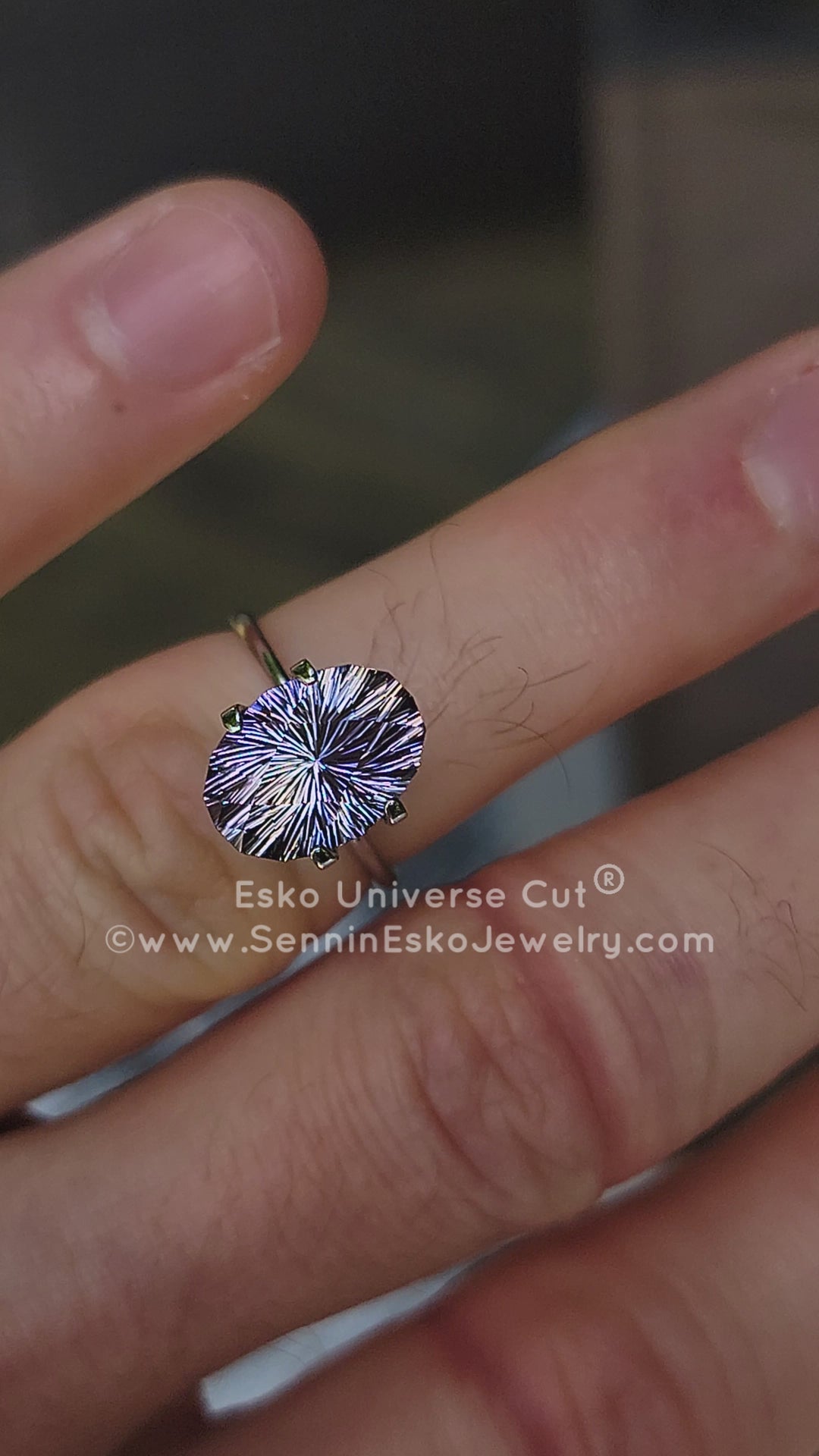 5.79 Carat Tanzanite Oval - 12.6x9.3mm - Esko Universe Cut ®