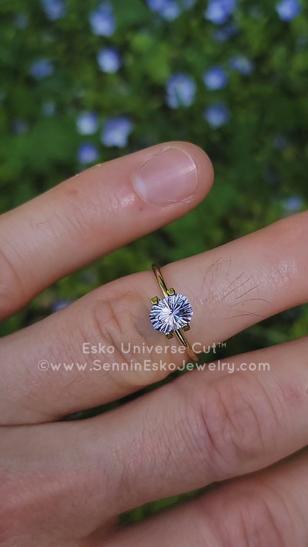 1.5 Carat Lilac Blue Sapphire Octagon - 7.2x5.7mm - Esko Universe Cut ™