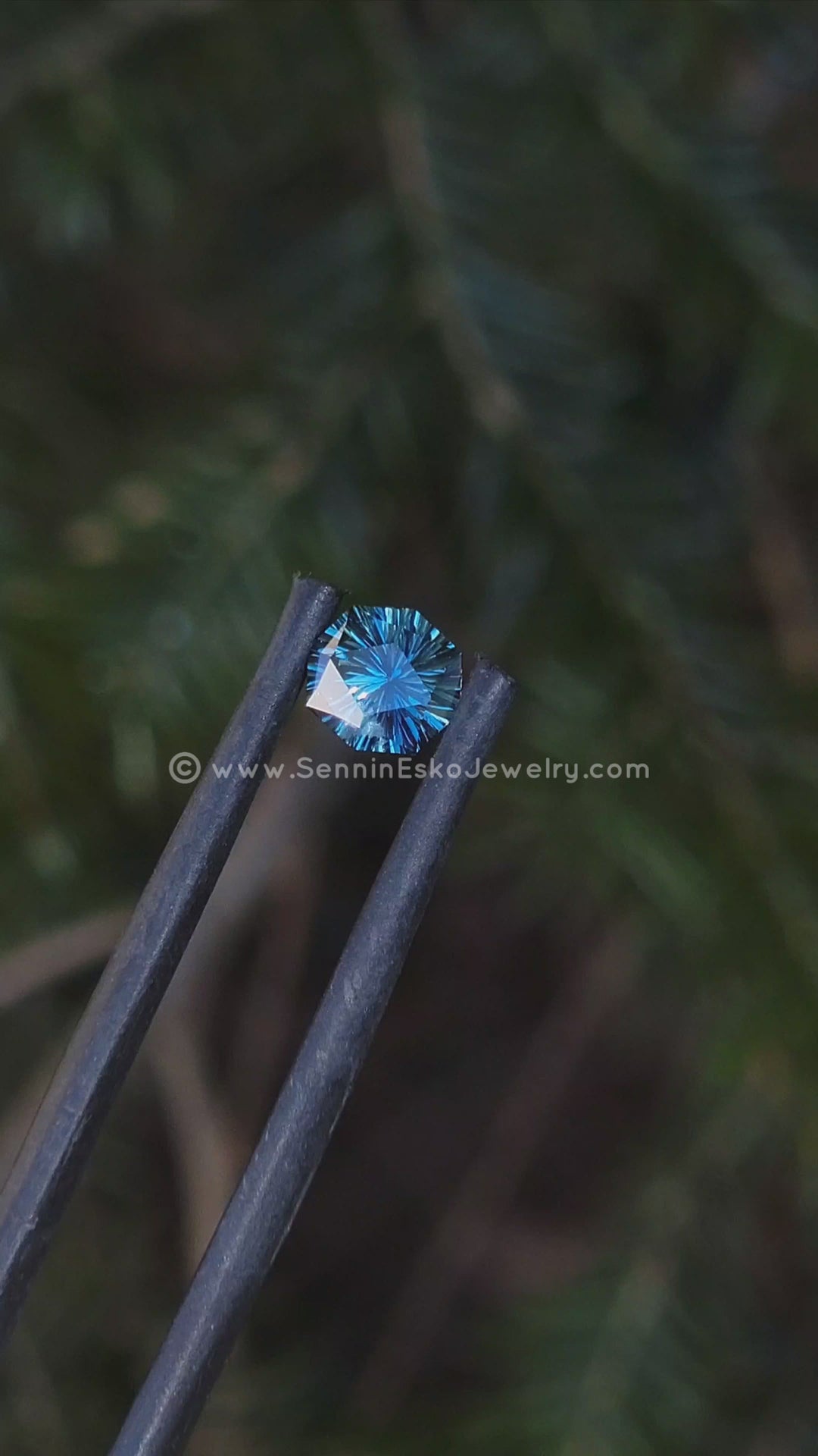 0.72 Carat Teal Sapphire Octagon - 5.9x5.4mm - Esko Universe Cut ™