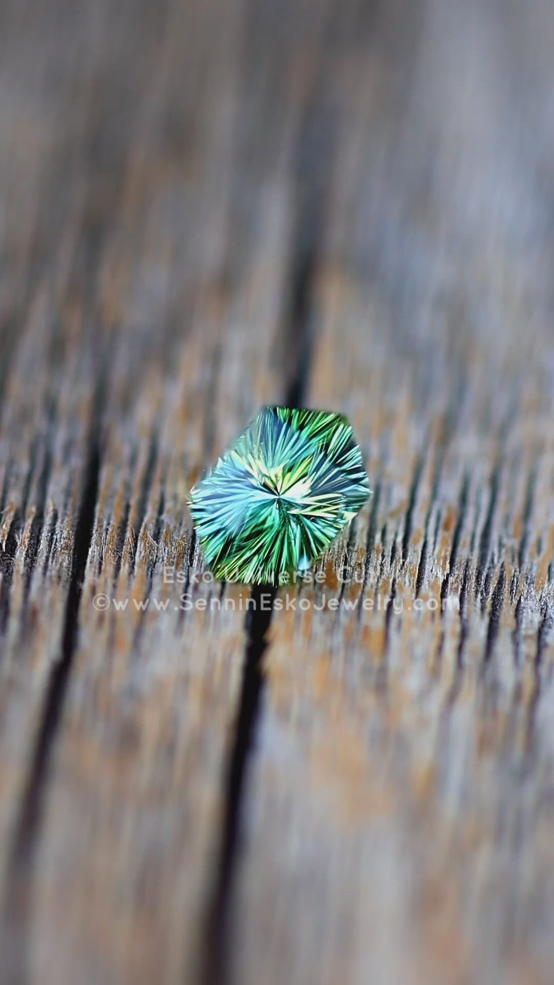 1.7 Carat Mint Green Tourmaline Hexagon - 8.7x5.9mm - Esko Universe Cut ™