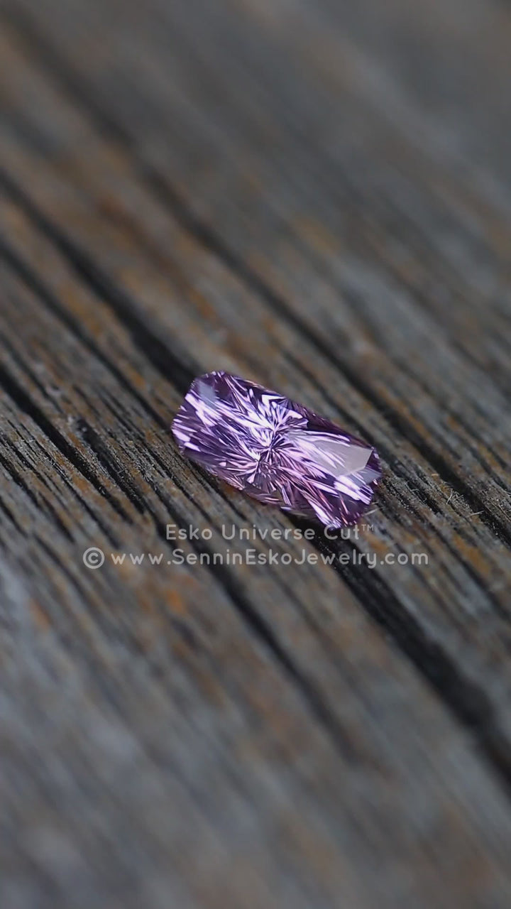 1.2 Carat Purple Sapphire Octgagon - 8.5x4.2mm - Esko Universe Cut ™