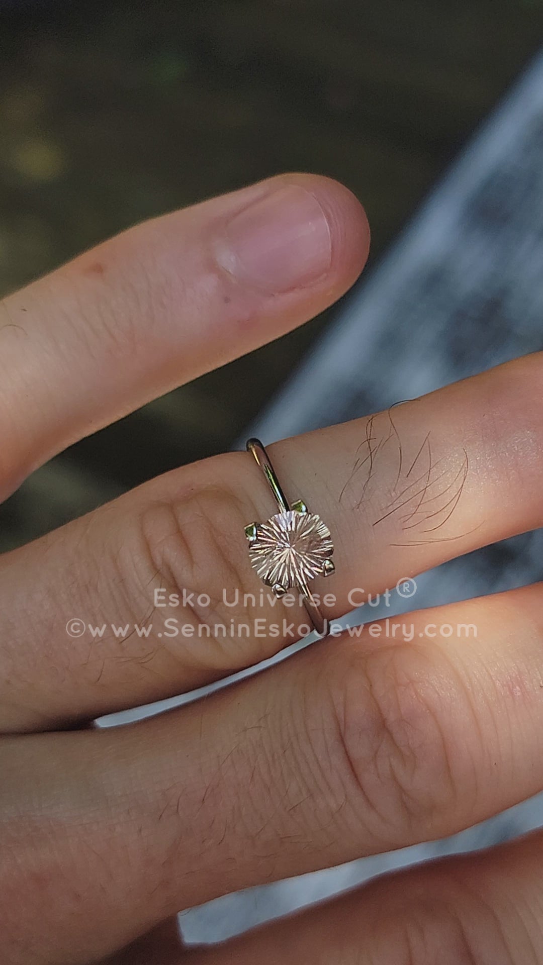 1.6 Carat Champagne Sapphire Cushion - 7.3x6.4mm - Esko Universe Cut ®