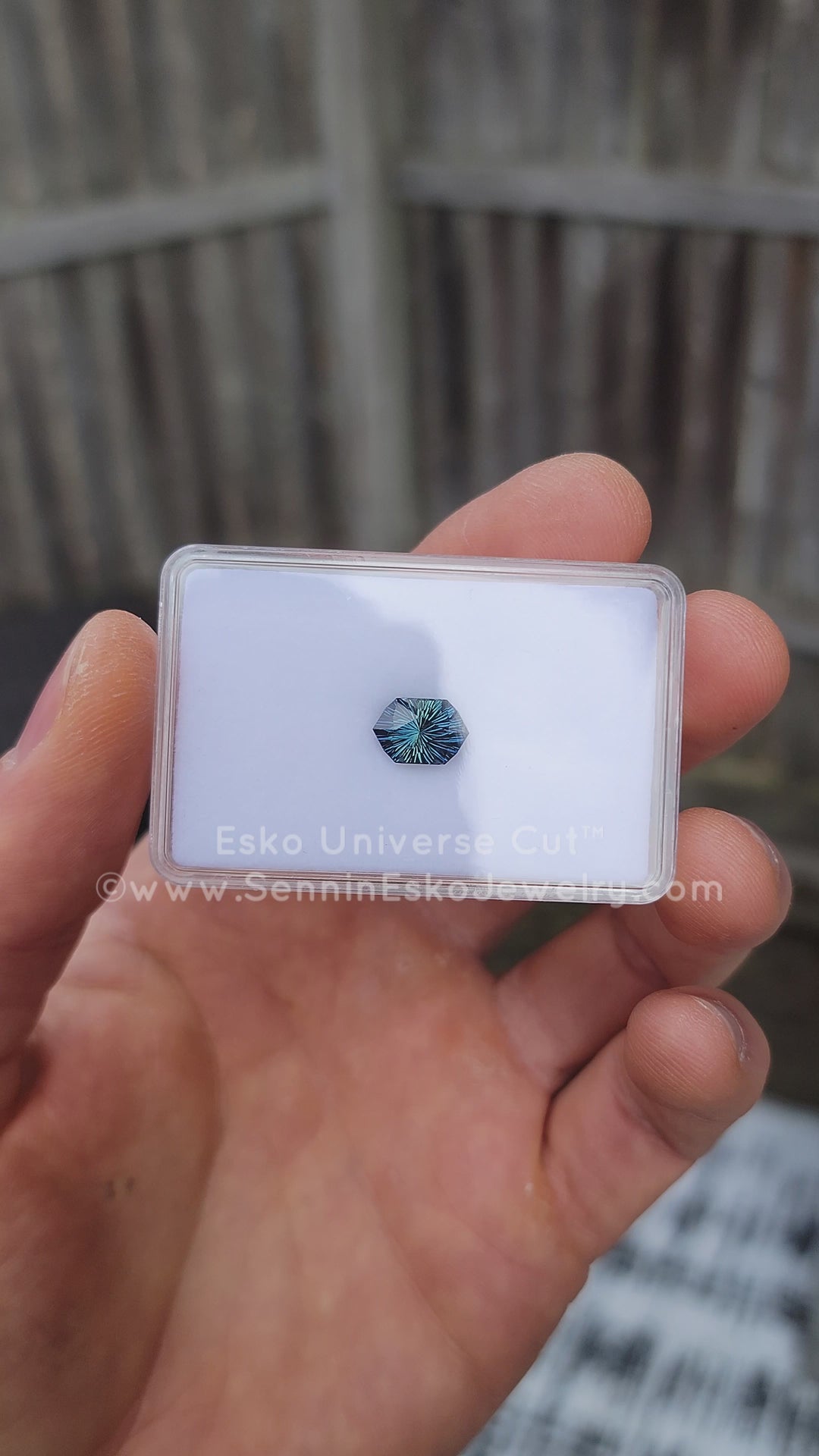 3.6 Carat Parti Sapphire Hexagonal Cushion - 6.1x4.2mm - Esko Universe Cut ™