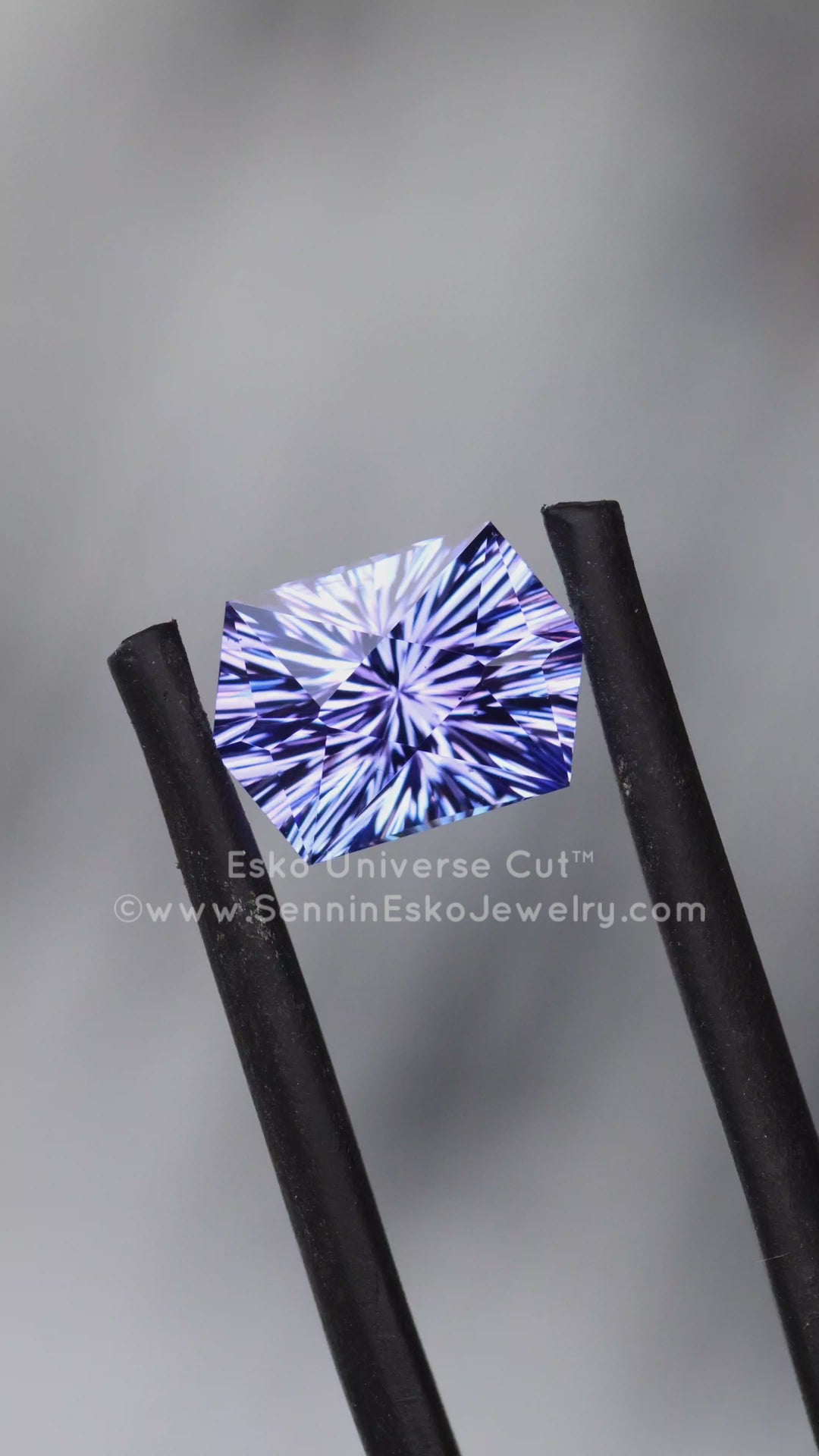 2.7 Carat Lavender Tanzanite Hexagon - 9.4x6.7mm - Esko Universe Cut ™