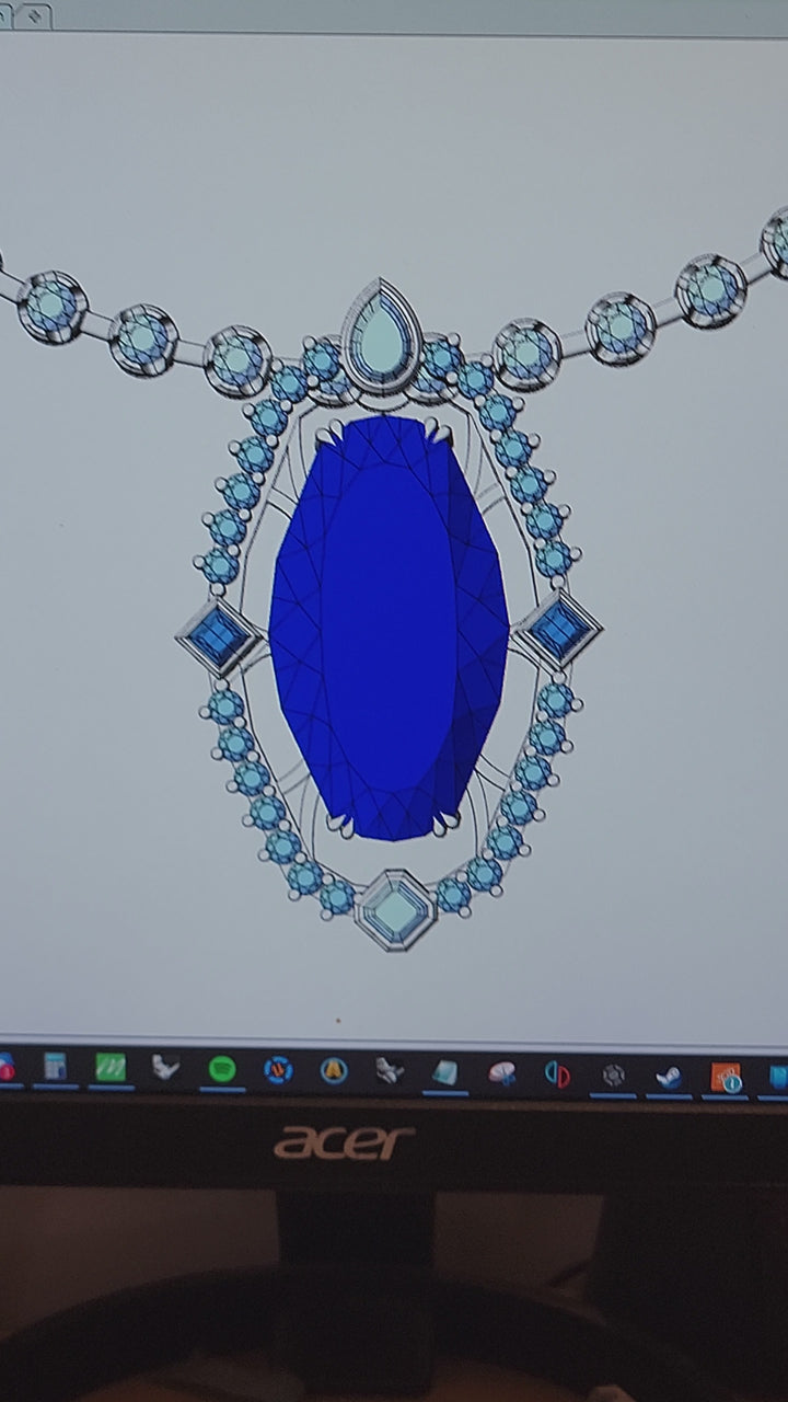 Private Listing - Custom Faceting for 120 carat Tanzanite Gem Rough