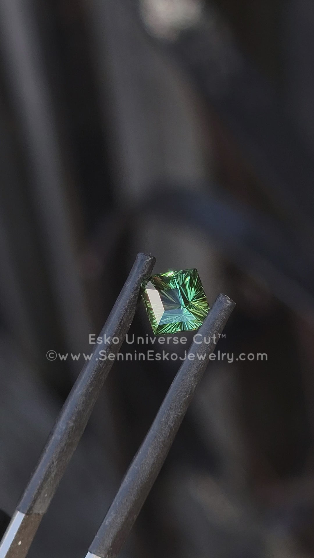 1.3 carat Mint/Olive Green Tourmaline Octagon - 8x7.3mm - Esko Universe Cut ™