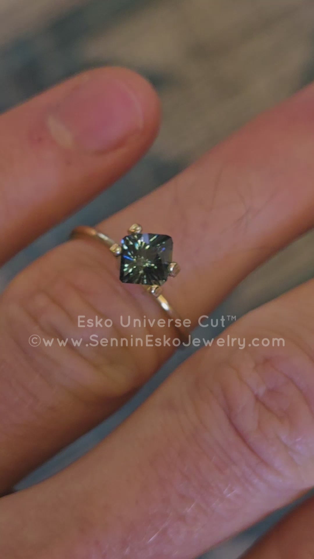 1.2 Carat Parti Sapphire Kite - 7.5x6.8mm - Esko Universe Cut ™