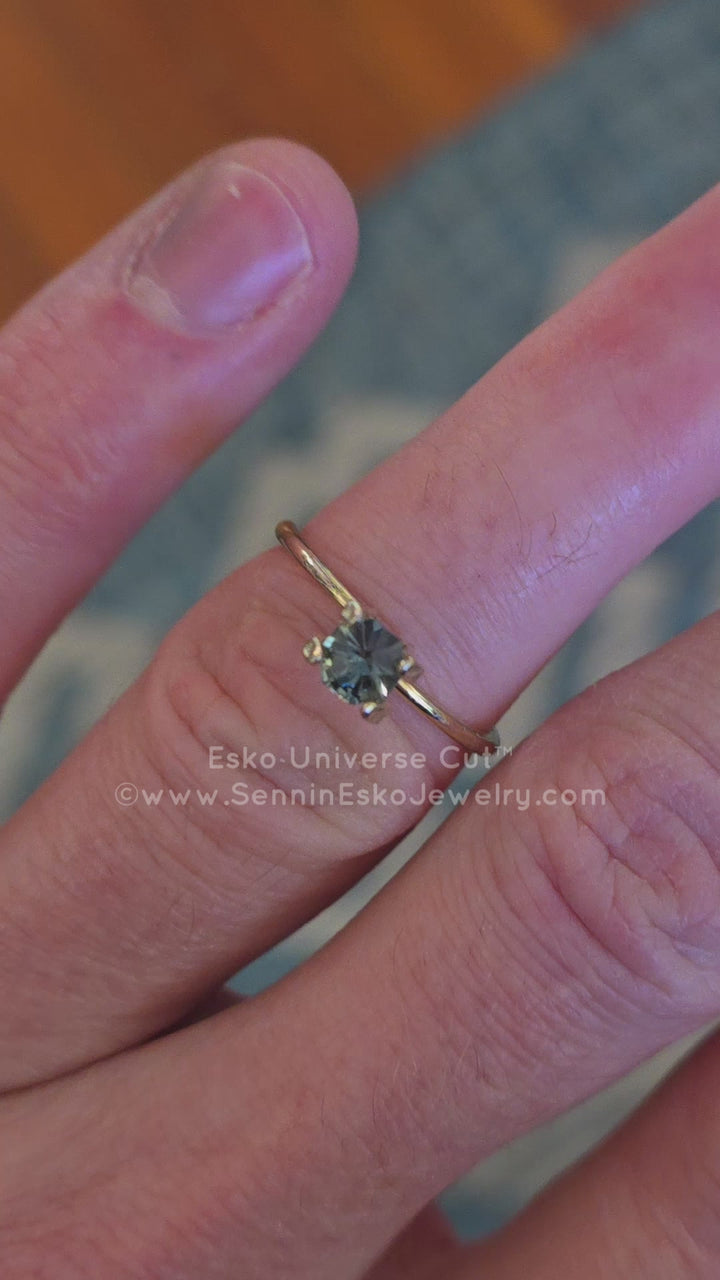 0.57 Carat Parti Sapphire Octagon - 4.8x5mm - Esko Universe Cut ™