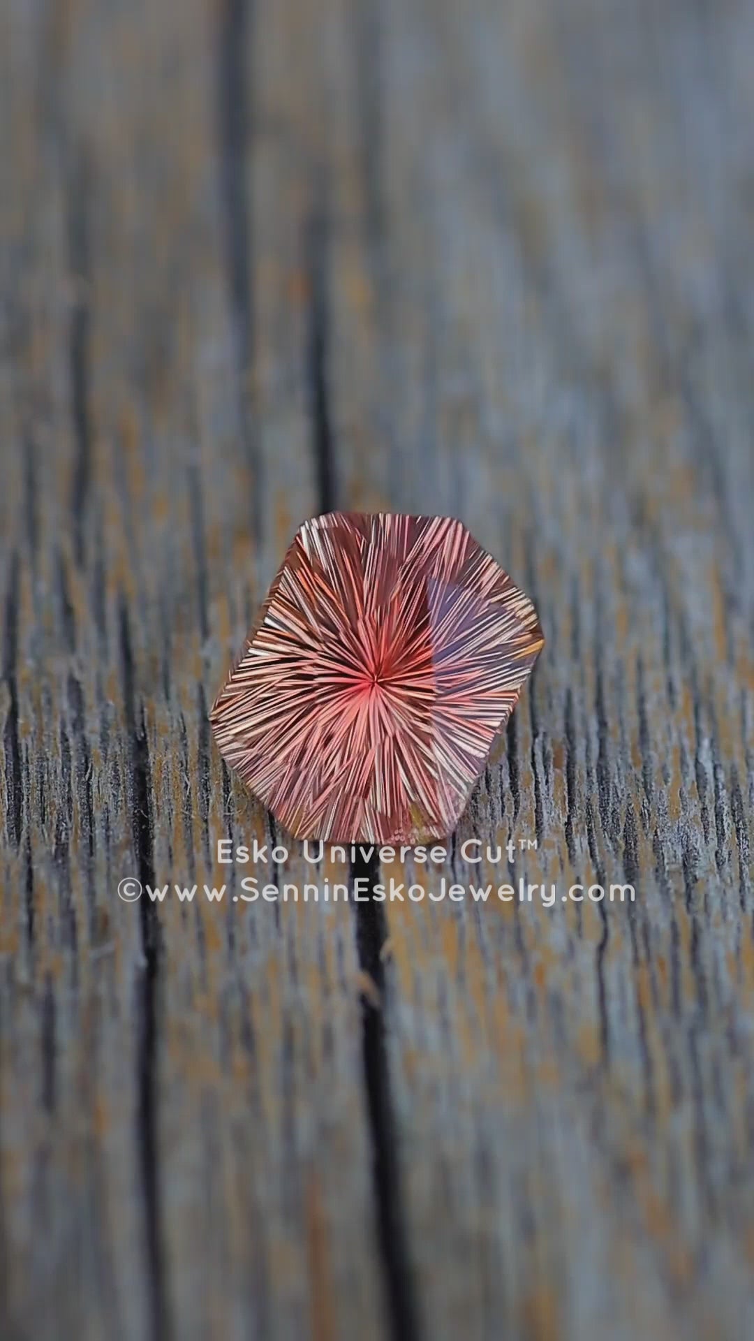 5.6 Carat Orange Oregon Sunstone Hexagonal Cushion - 13x9.8mm - Esko Universe Cut ™