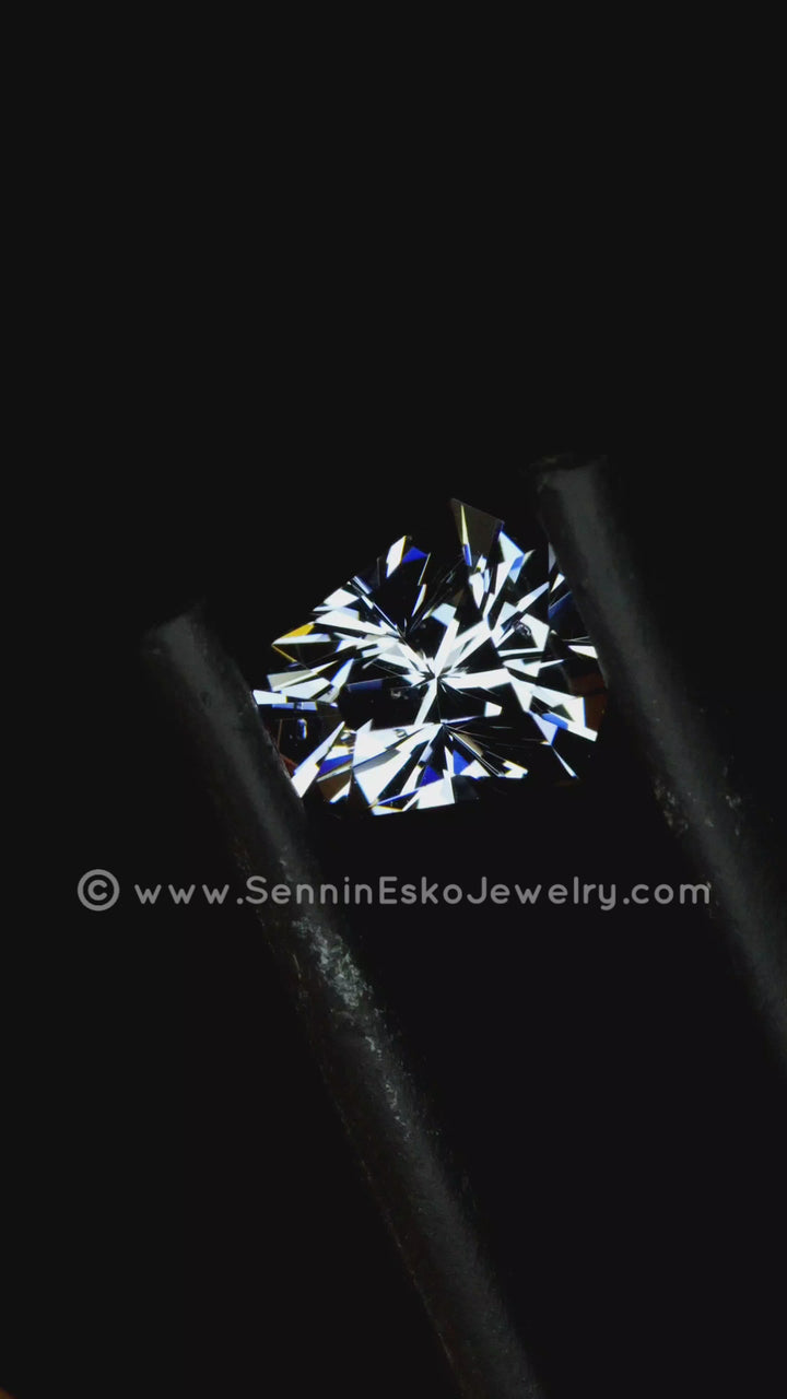 1.2 Carat Gray/Lilac Spinel Shield -  6.3x5.9mm - Precision Cut