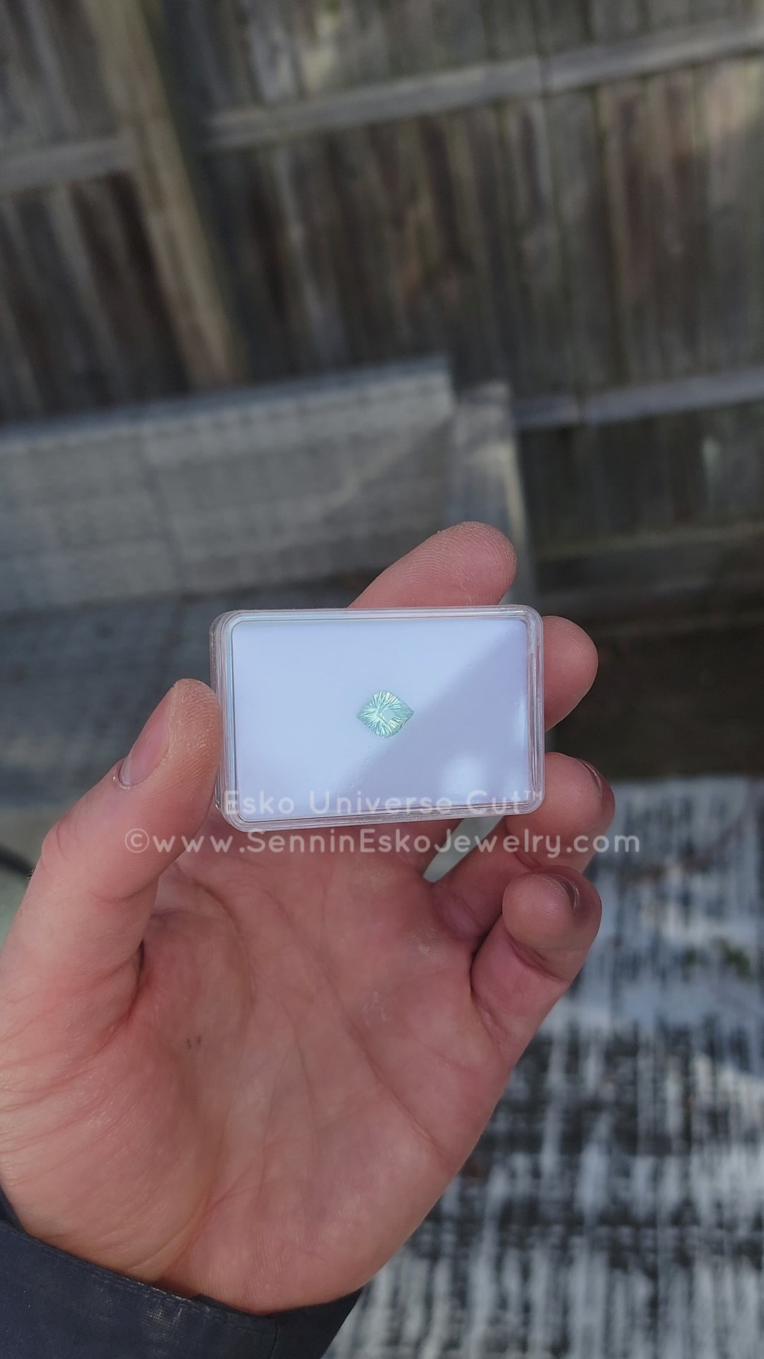 2.5 Carat Minty Green Tourmaline Octagonal Marquise - 10.2x8.4mm - Esko Universe Cut ™