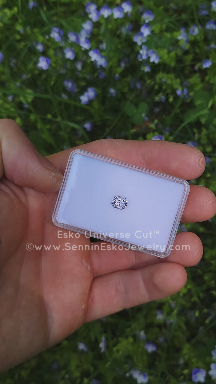 1.5 Carat Lilac Blue Sapphire Octagon - 7.2x5.7mm - Esko Universe Cut ™