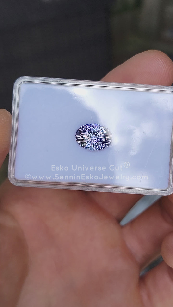 5.79 Carat Tanzanite Oval - 12.6x9.3mm - Esko Universe Cut ®