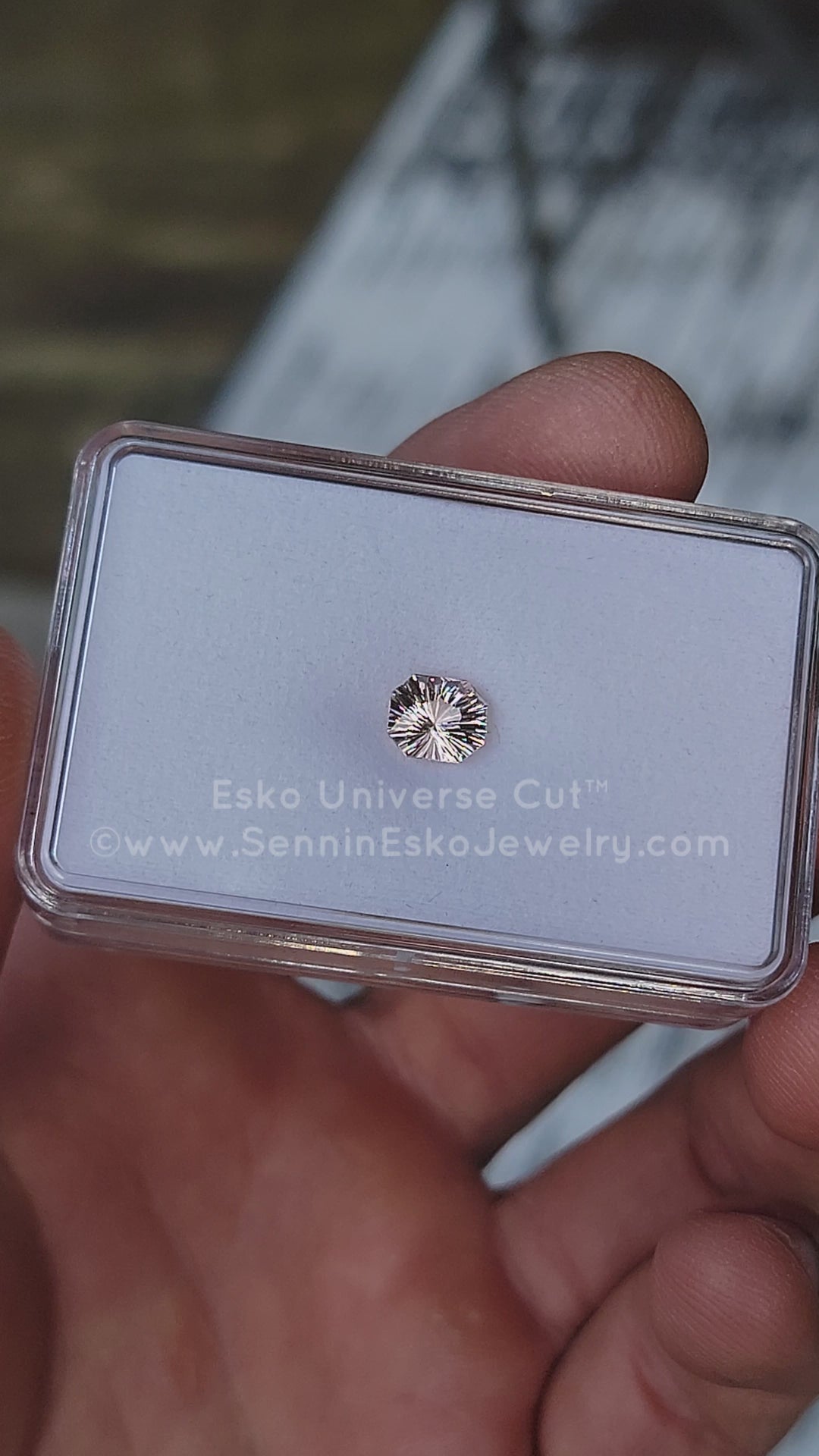1.11 Carat Morganite Octagon - 7x6.1mm - Esko Universe Cut ™