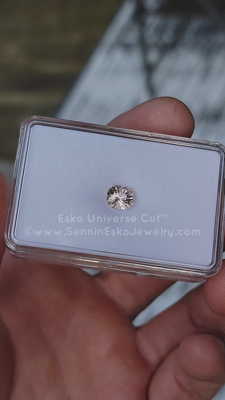 1.11 Carat Morganite Octagon - 7x6.1mm - Esko Universe Cut ™