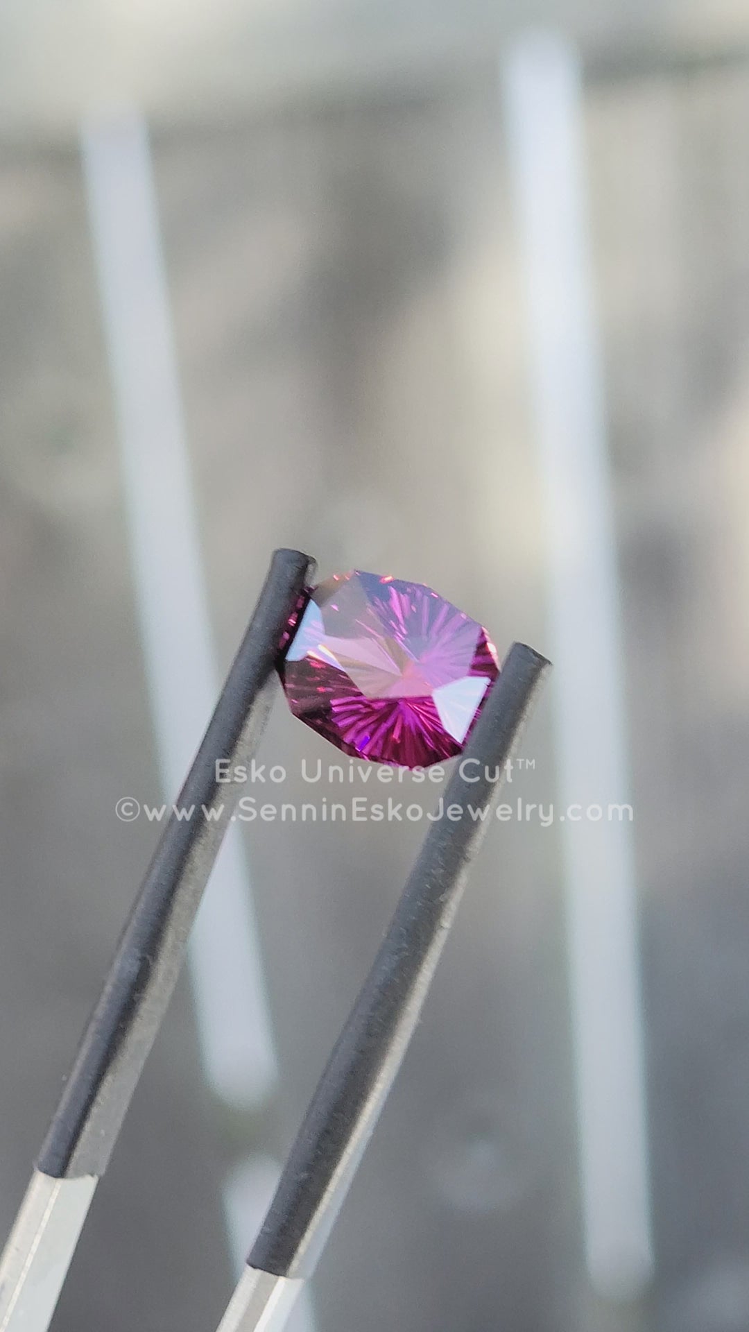 3.3 Carat Garnet Octagonal Cushion - 9.1x7.6mm - Esko Universe Cut ™