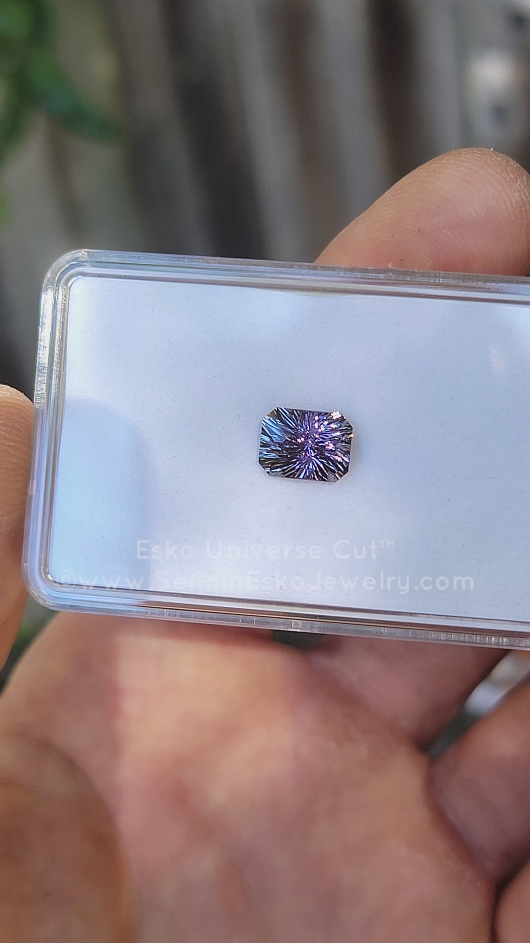 3.2 Carat Violet Tanzanite Octagon - 9.2x7.1mm - Esko Universe Cut ™