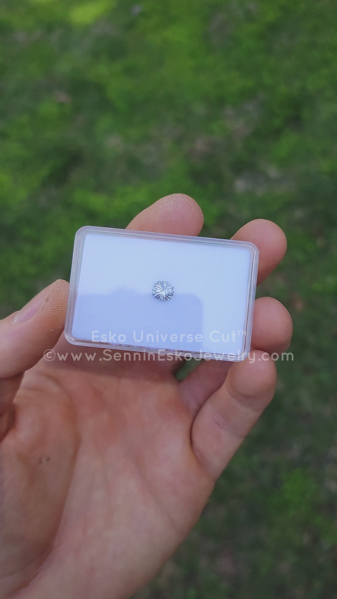 1.3 Carat Periwinkle Sapphire Cushion - 6.7x6.1mm - Esko Universe Cut ™