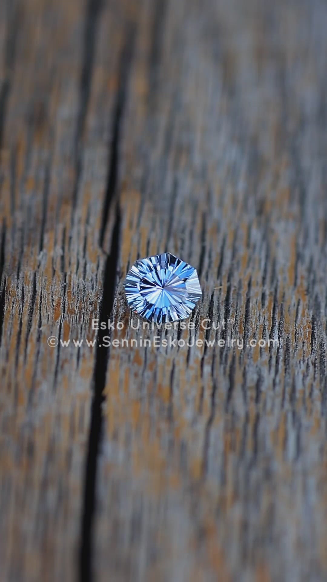 0.84 Carat Blue/Lilac Sapphire Octagon - 6x5.5mm - Esko Universe Cut ™