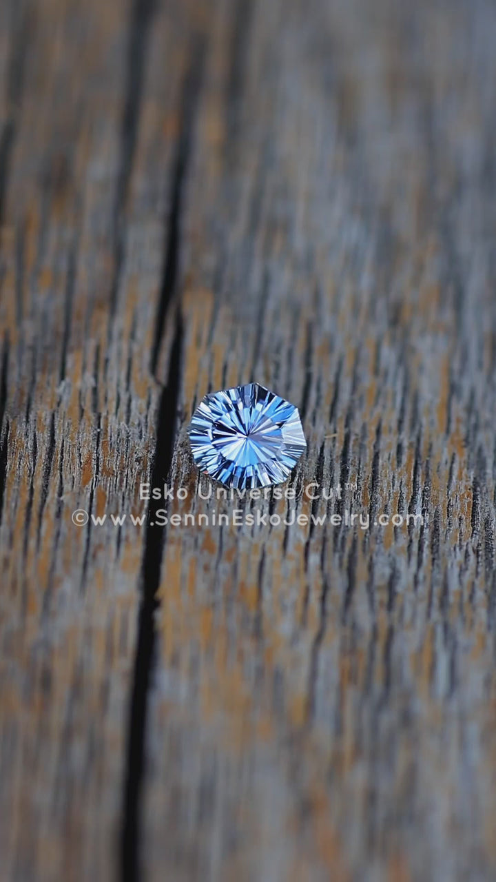 0.84 Carat Blue/Lilac Sapphire Octagon - 6x5.5mm - Esko Universe Cut ™