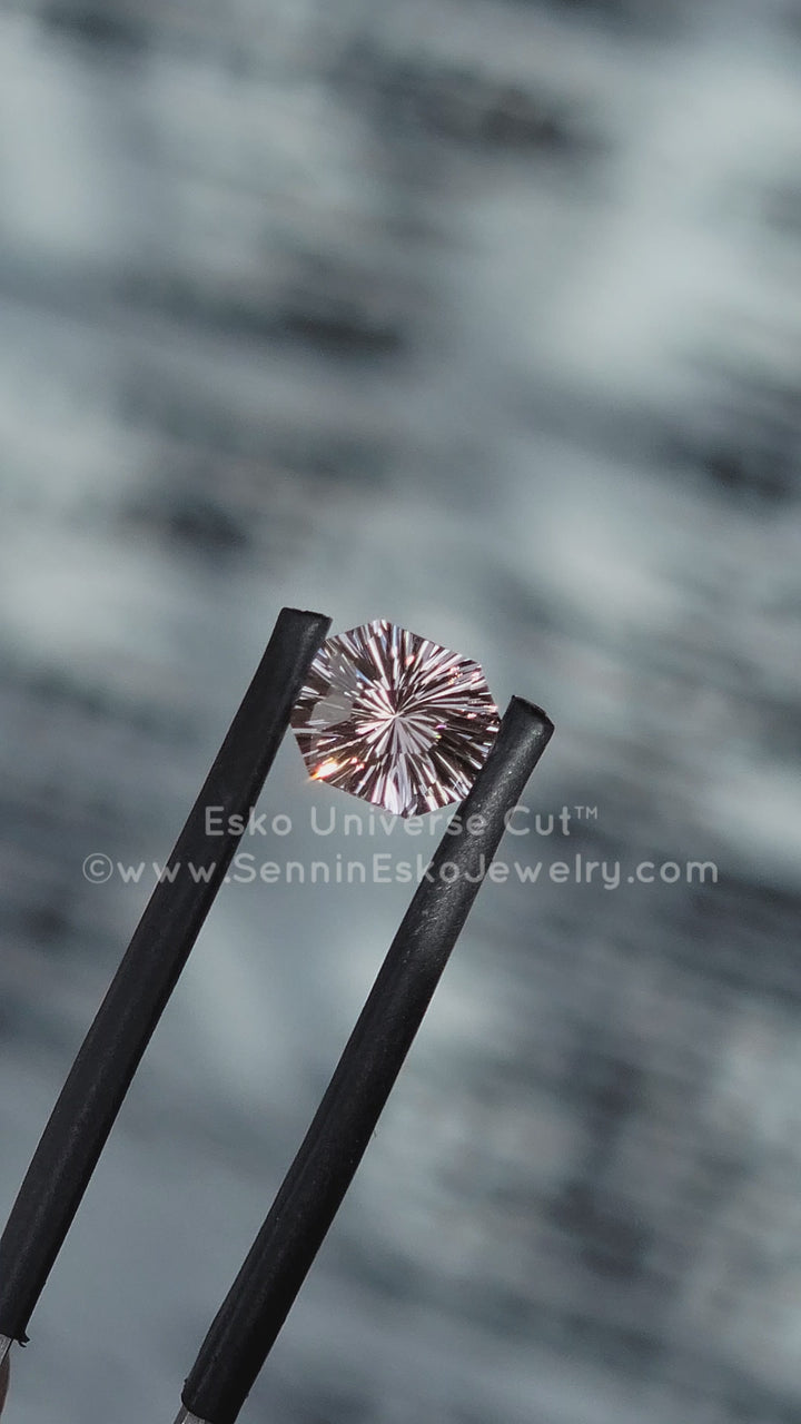1.11 Carat Morganite Octagon - 7x6.1mm - Esko Universe Cut ™