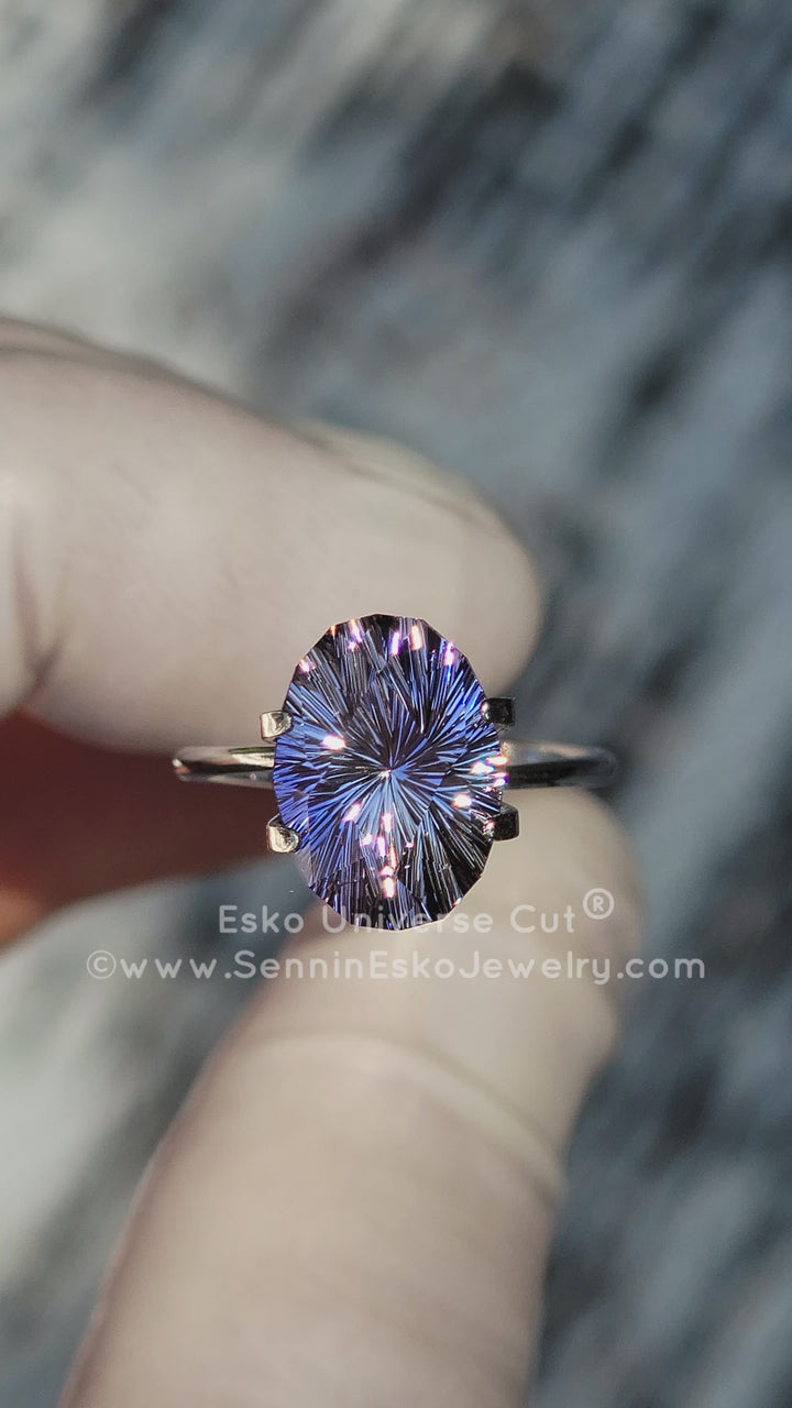 5.79 Carat Tanzanite Oval - 12.6x9.3mm - Esko Universe Cut ®