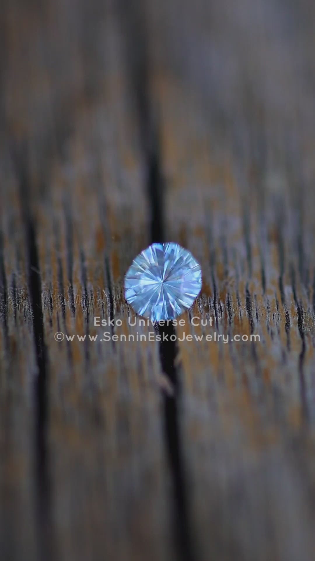 0.55 Carat Lime Blue Sapphire Cushion- 4.9x4.5mm - Esko Universe Cut ™
