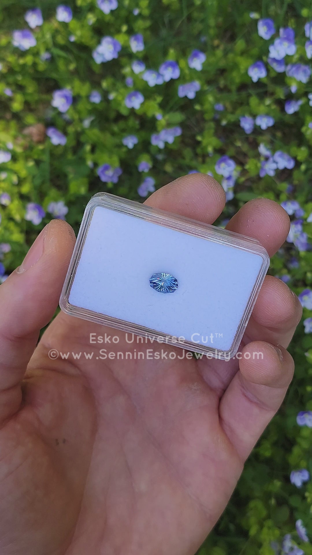 2.1 Carat Blue Sapphire Moval - 9x6.2mm - Esko Universe Cut ™
