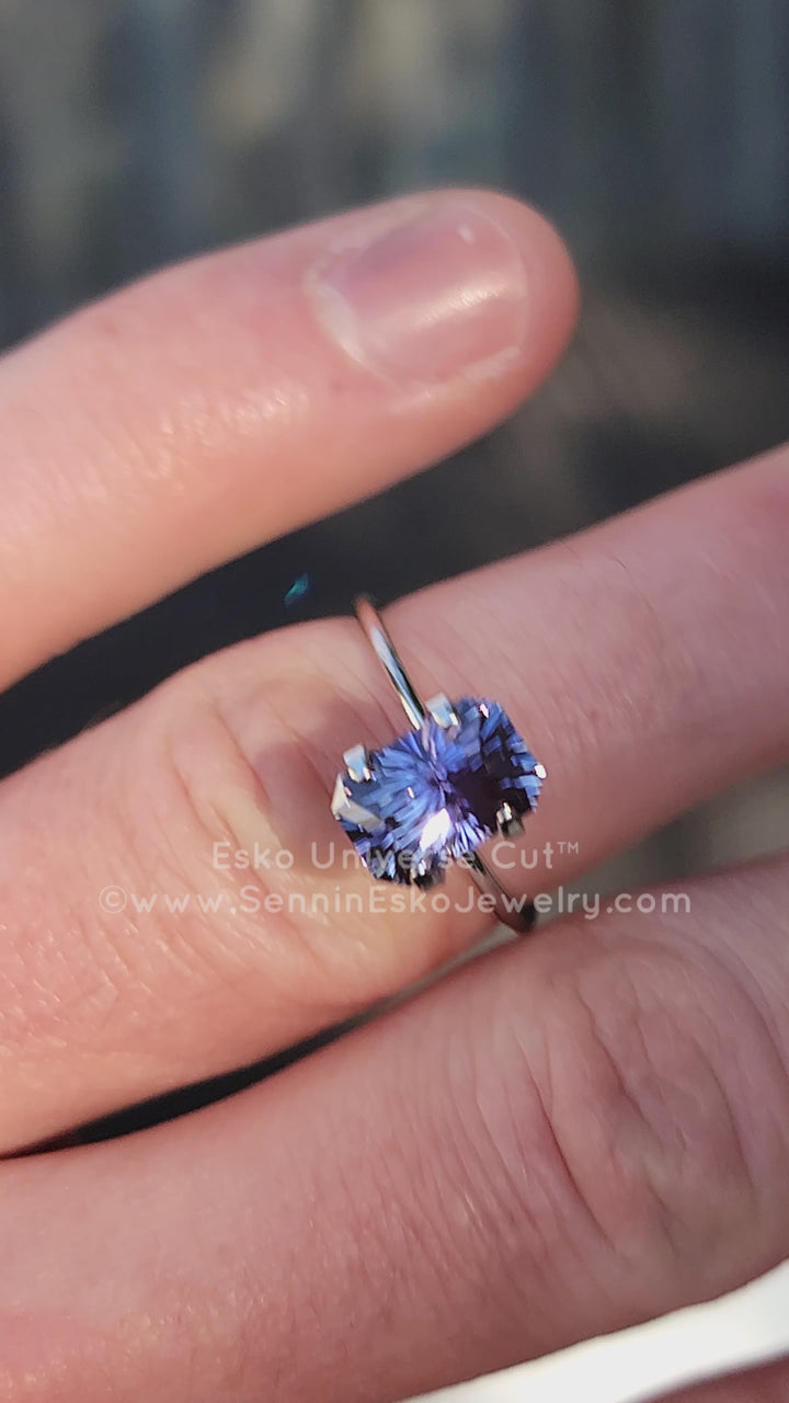 2.94 Carat Indigo Tanzanite Octagon - 9.3x6.2mm - Esko Universe Cut ™