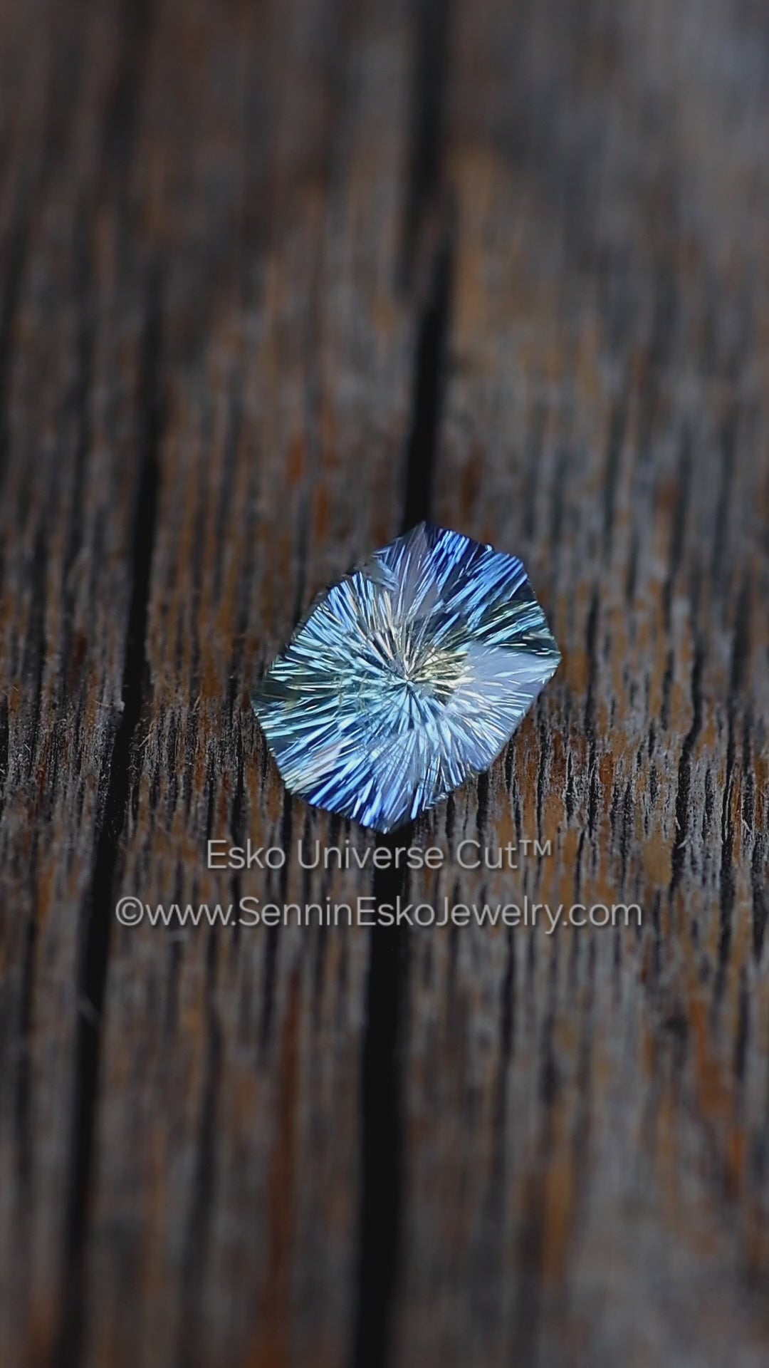 2.37 Carat Violet/Blue Sapphire Cushion - 9.3x6.9mm - Esko Universe Cut ™