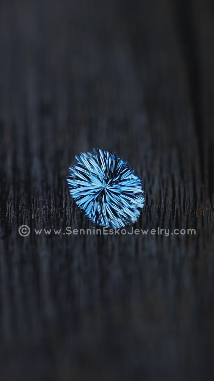 2.9 Carat Icy Blue Aquamarine Dodecagon -  10.7x8.4mm - Esko Universe Cut ™