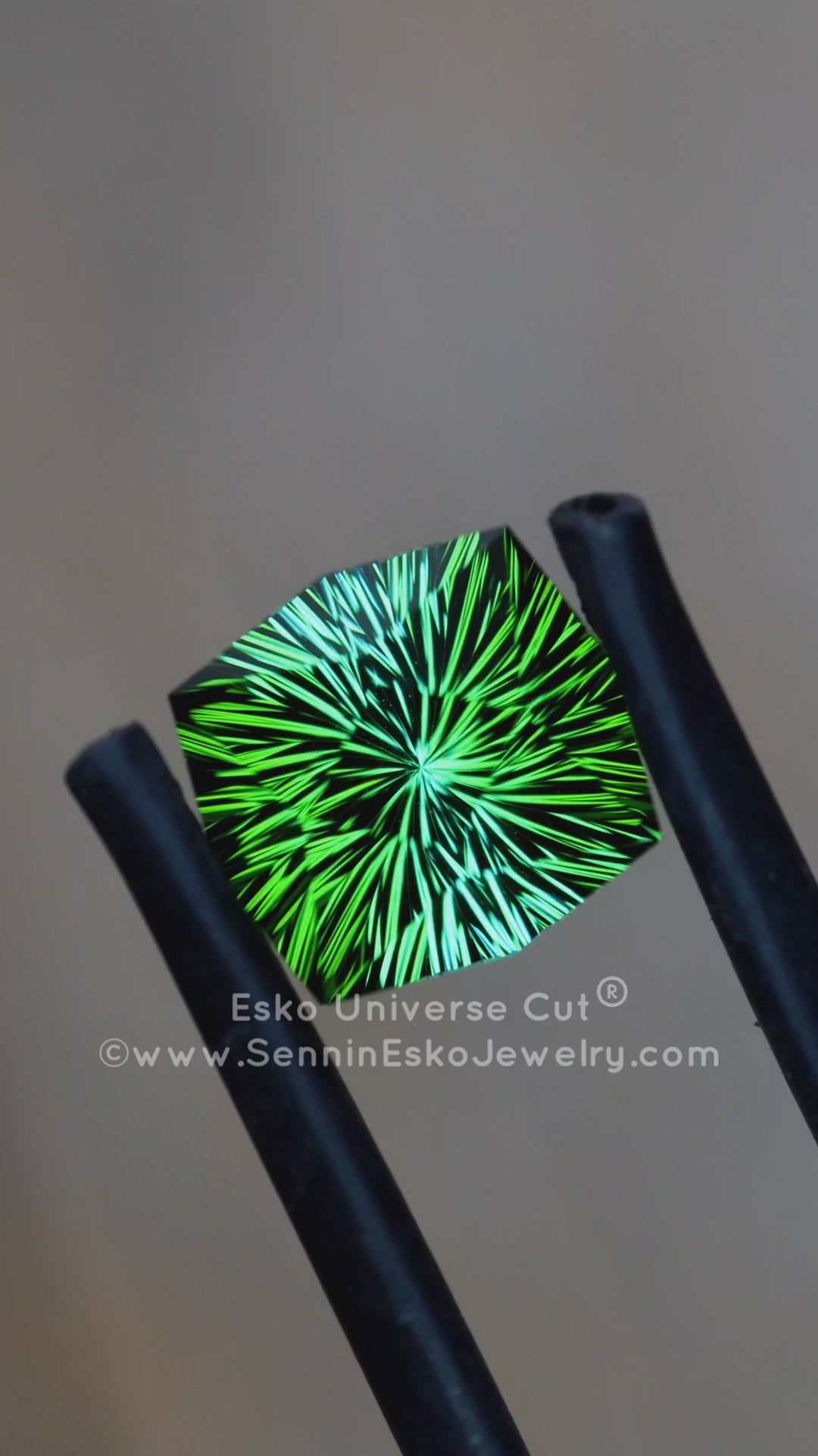 2.4 carat Pine Green Tourmaline Octagon - 8.1x7.7mm - Esko Universe Cut ™
