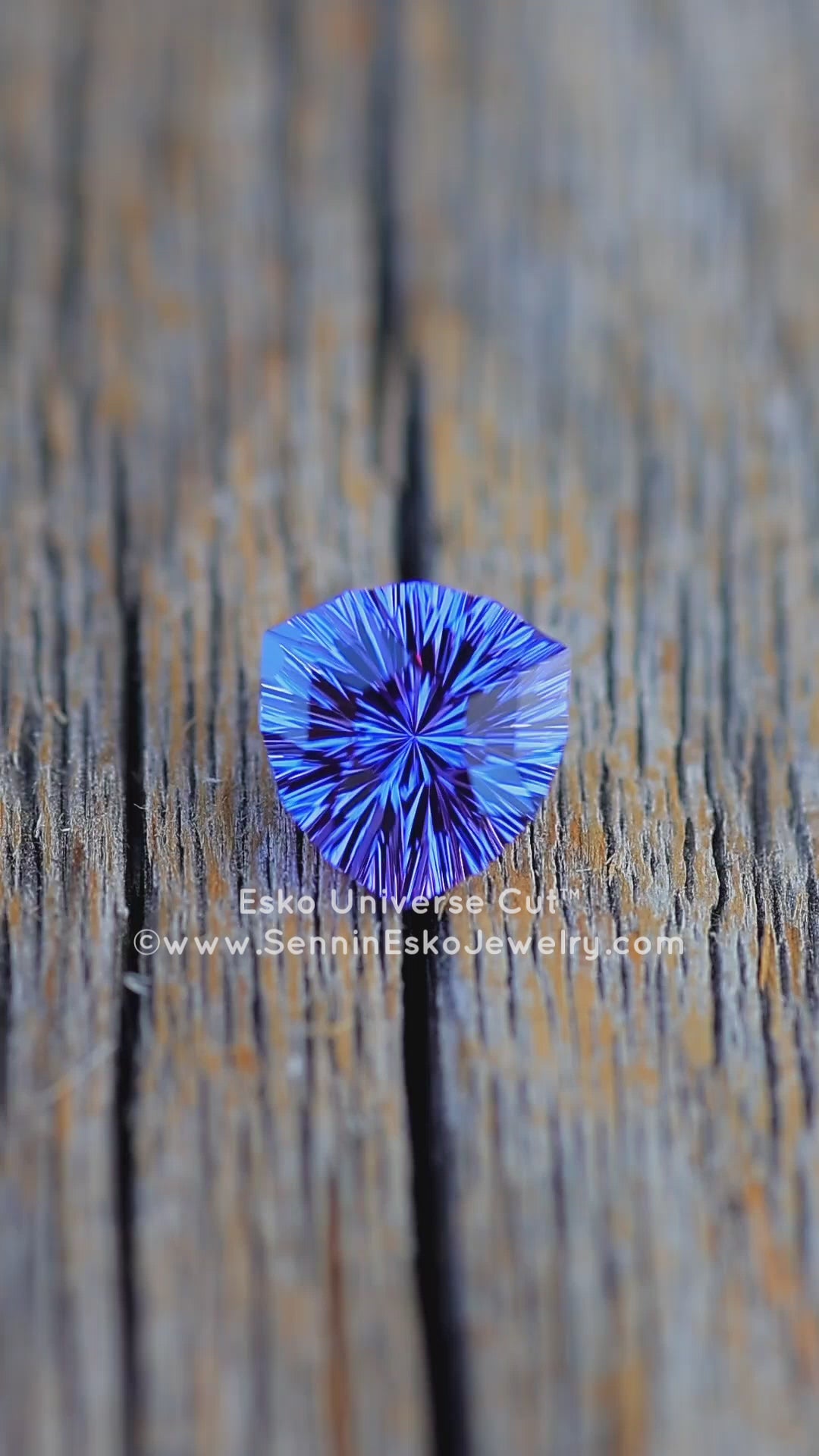3 Carat Tanzanite Trillion - 9x8.4mm - Esko Universe Cut ™