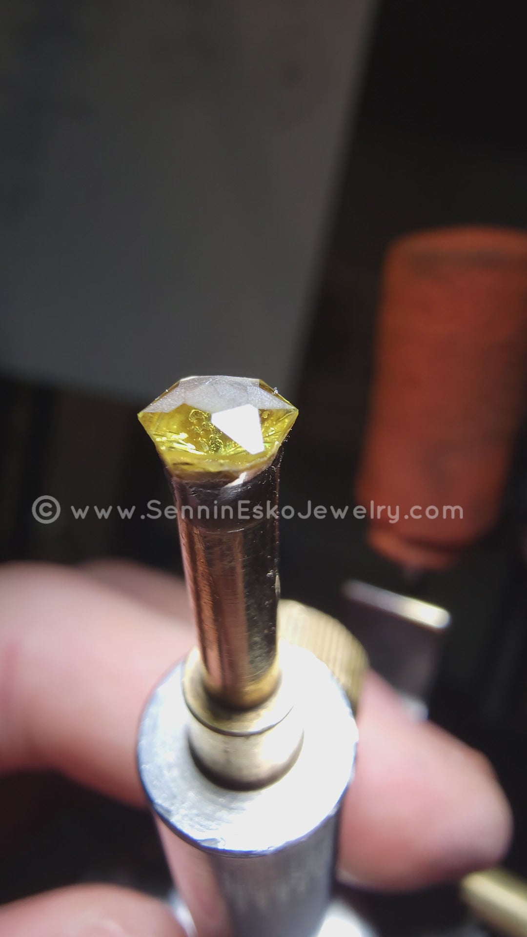 0.72 Carat Bright Yellow Sapphire Hexagon - 5.9x4.8mm - Esko Universe Cut ™