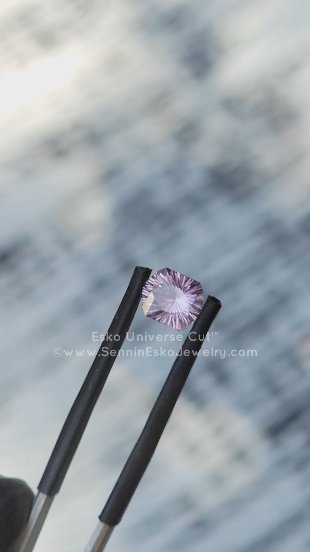 1.7 Carat Lilac Sapphire Hexagonal Cushion - 7.5x5.9mm - Esko Universe Cut ™