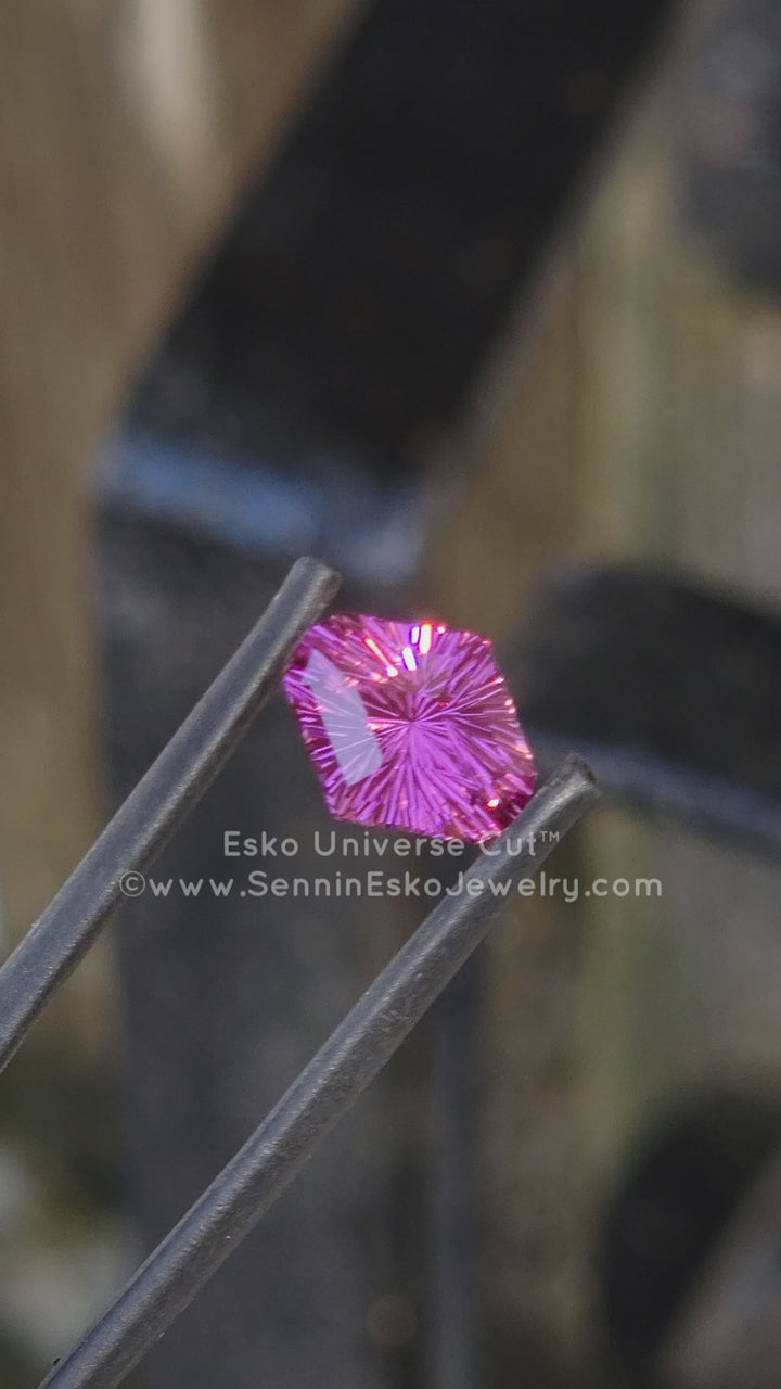 2.8 Carat Electric Pink Garnet Octagon - 10.1x8.2mm - Esko Universe Cut ™