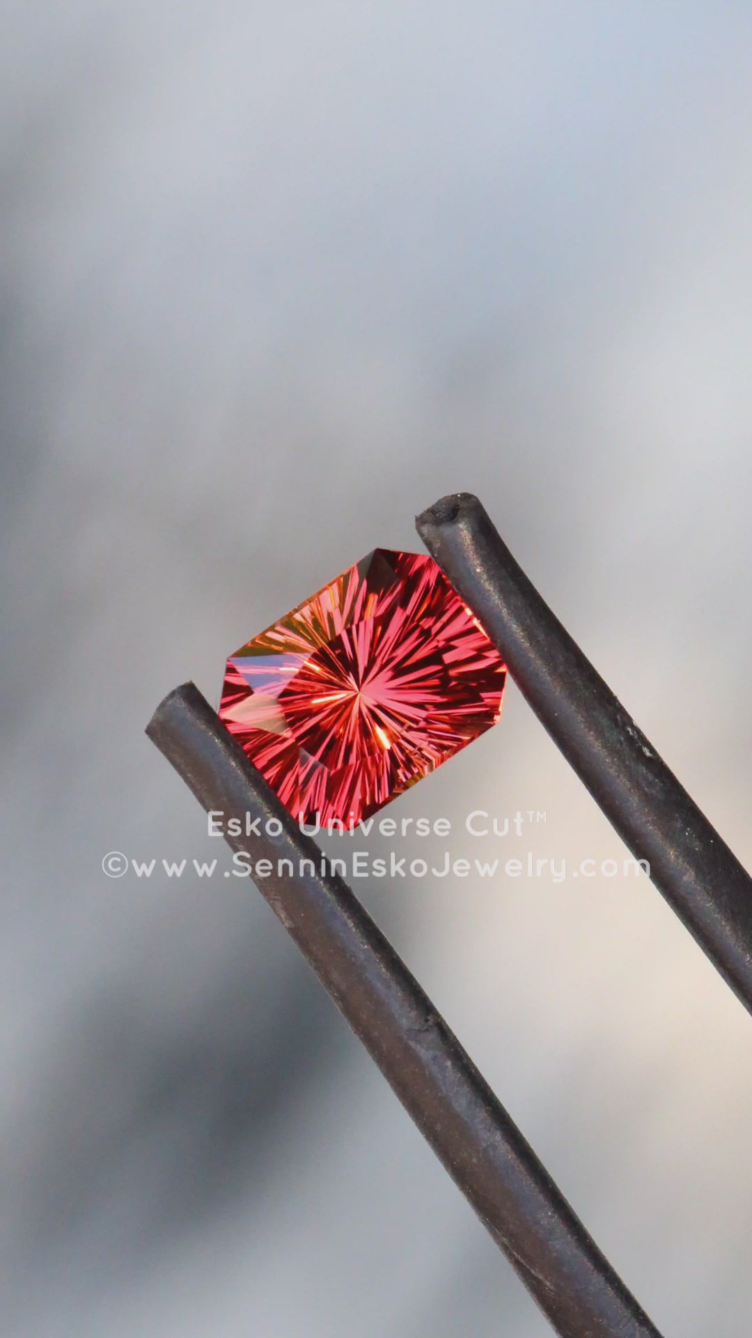 1.1 carat Pink Tourmaline Rectangular Octagon - 6.7x5.3mm - Esko Universe Cut ™