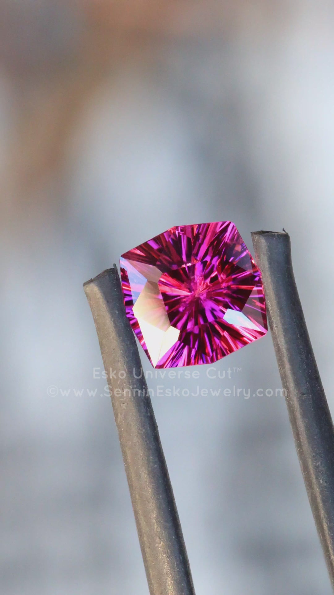 1.6 Carat Purple Garnet Cushion - 6.7x7.8mm - Esko Universe Cut ™