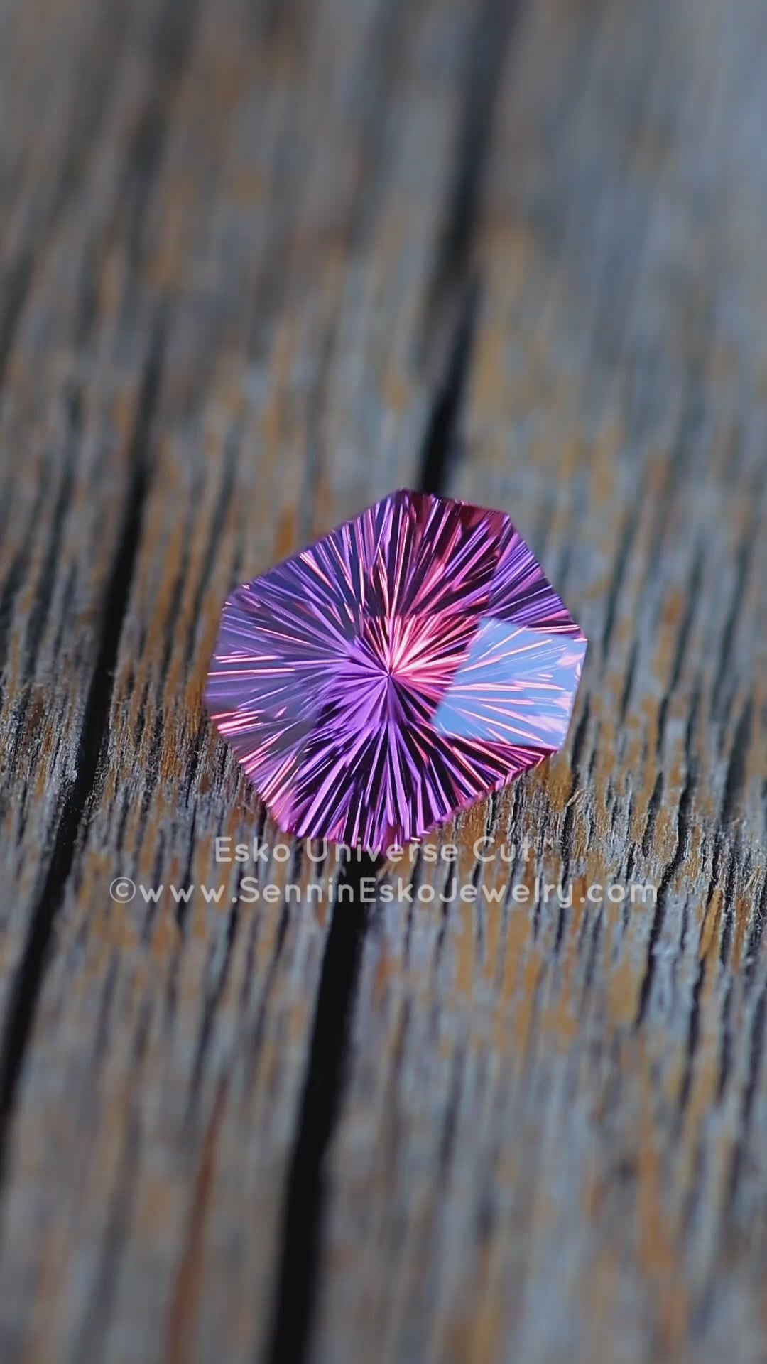 3.8 Carat Electric Pink Garnet Octagon - 9.5x8.2mm - Esko Universe Cut ™
