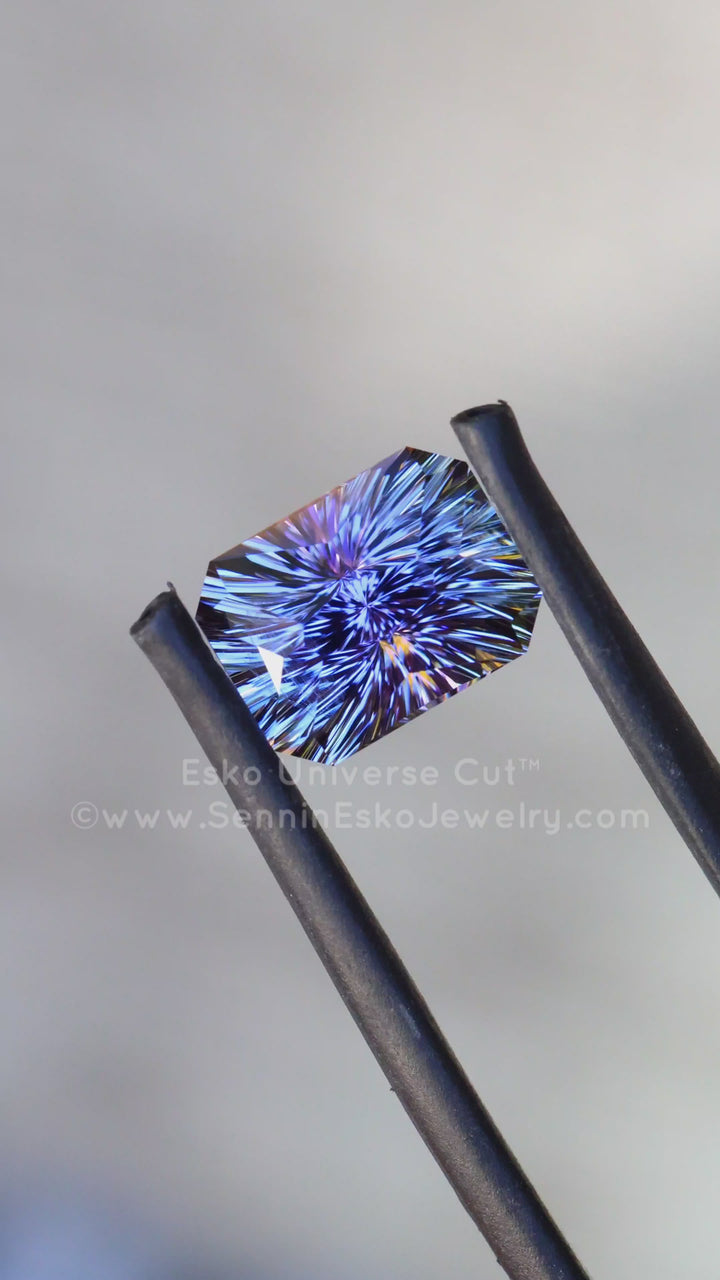 3.2 Carat Violet Tanzanite Octagon - 9.2x7.1mm - Esko Universe Cut ™