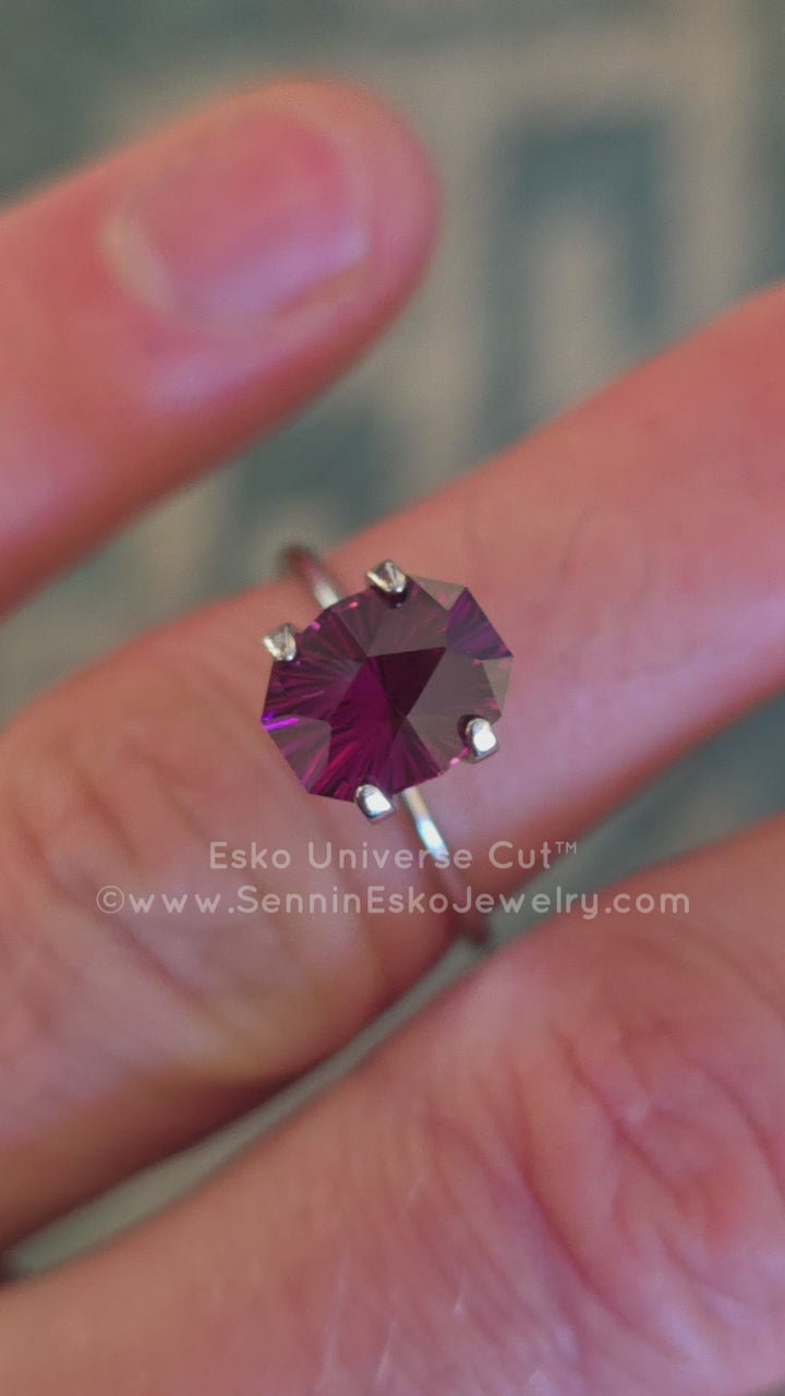 3.3 Carat Garnet Octagonal Cushion - 9.1x7.6mm - Esko Universe Cut ™
