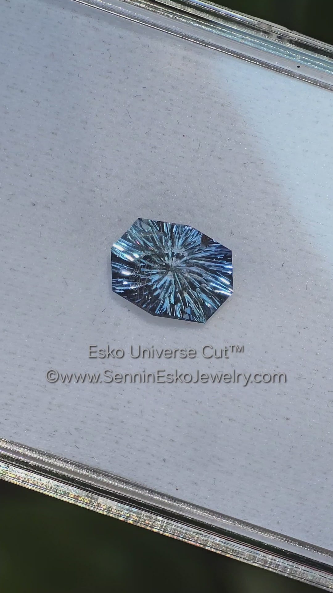 2.37 Carat Violet/Blue Sapphire Cushion - 9.3x6.9mm - Esko Universe Cut ™