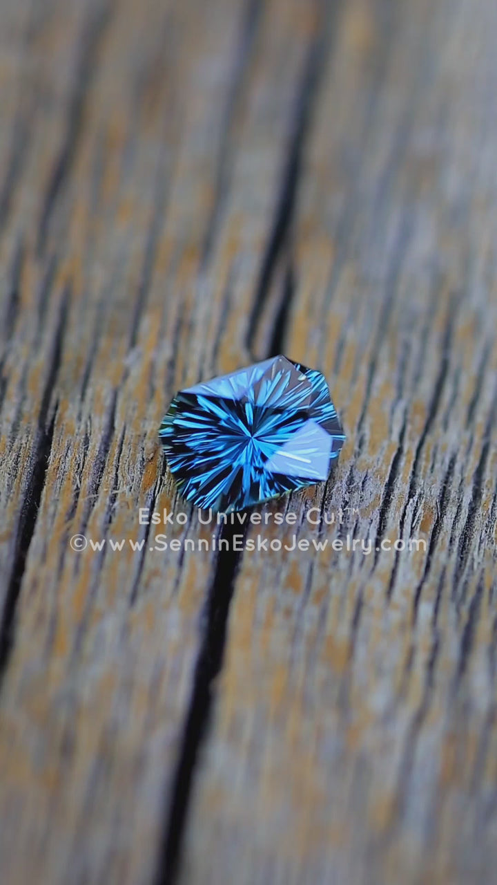 1.2 Carat Sultry Blue Sapphire Octagon - 6.8x5.2mm - Esko Universe Cut ™