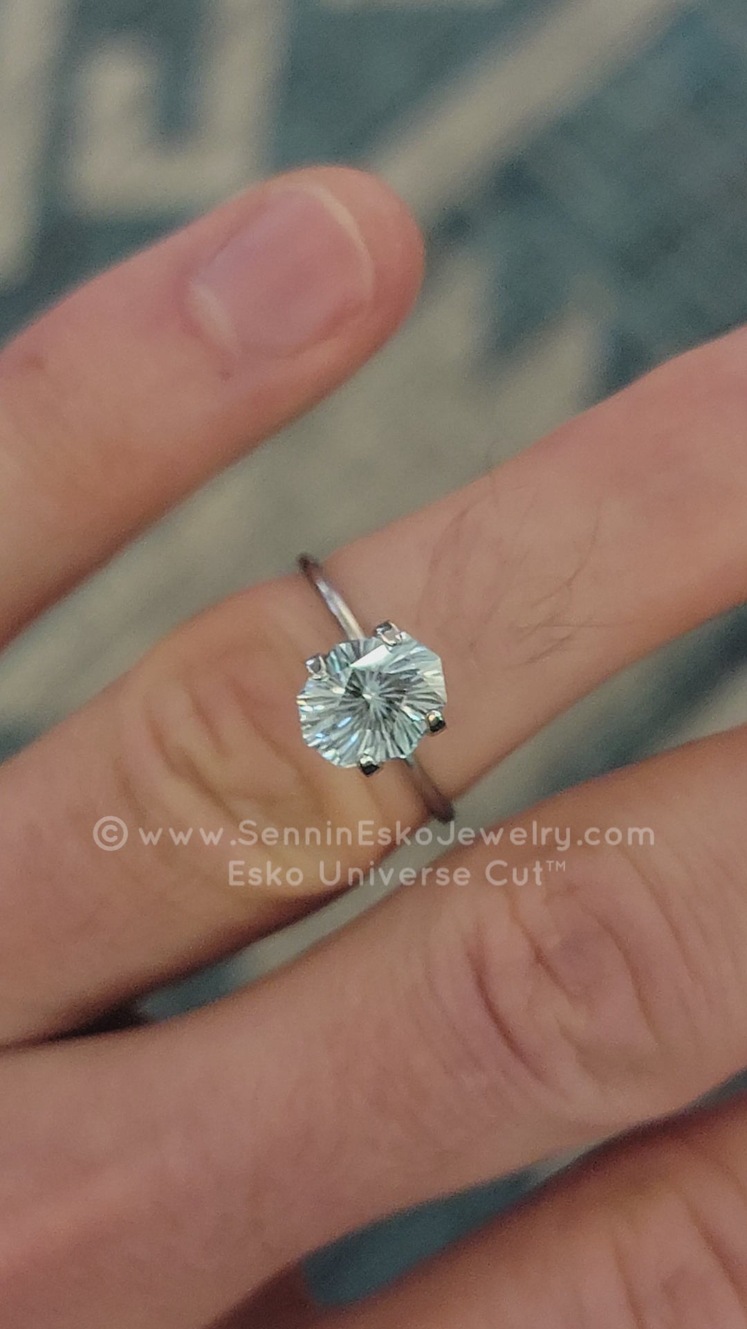 1.75 carat Aquamarine Octagon - 9.1x7.7mm - Esko Universe Cut ™