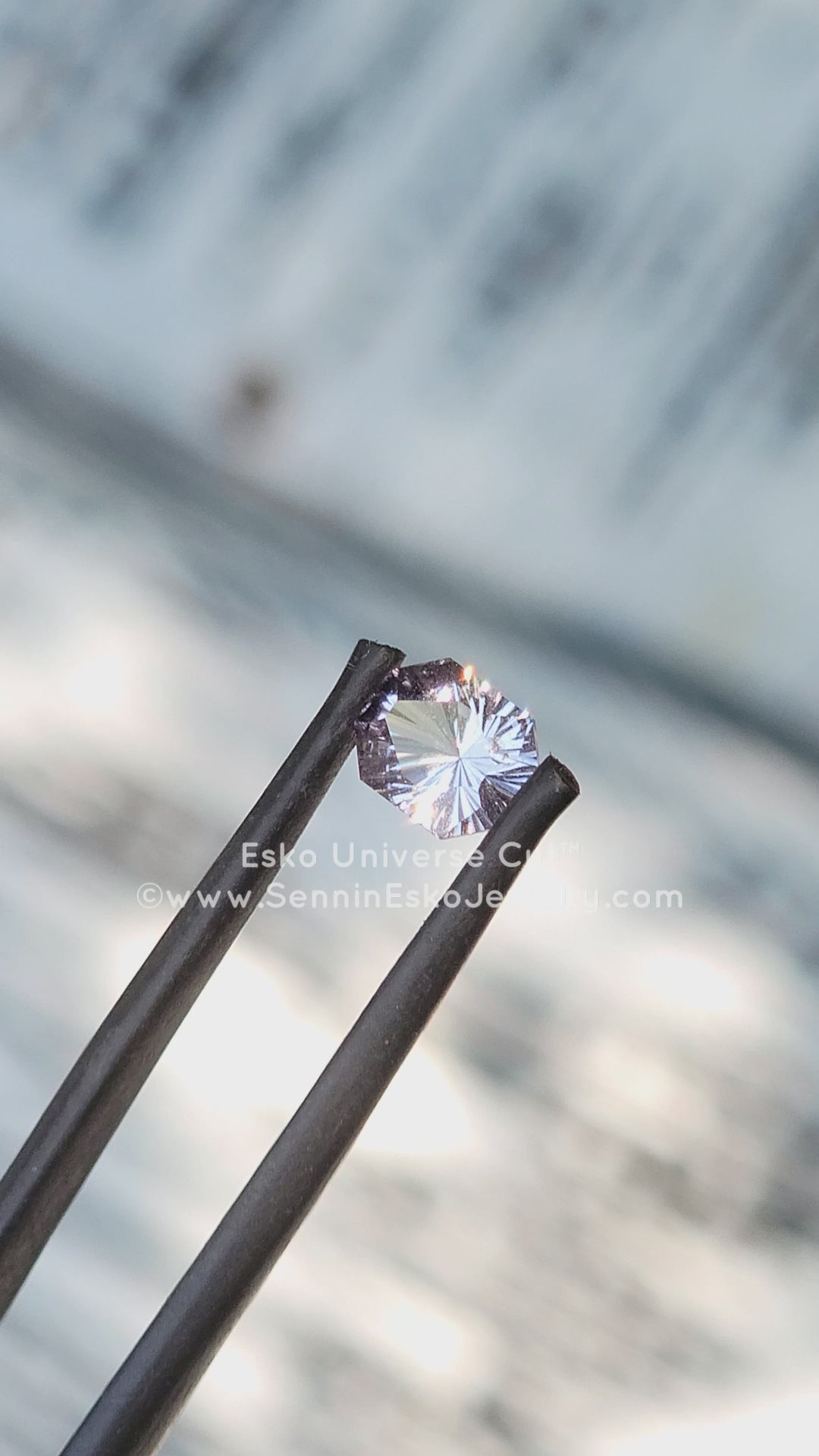 1.5 Carat Lilac Blue Sapphire Octagon - 7.2x5.7mm - Esko Universe Cut ™