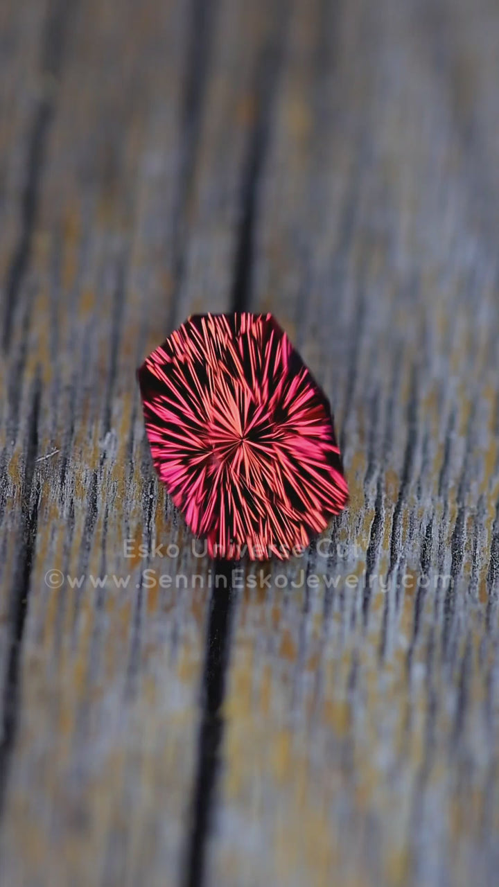 3.1 Carat Rubellite Tourmaline Long Cushion - 10.4x7.4mm - Esko Universe Cut ™