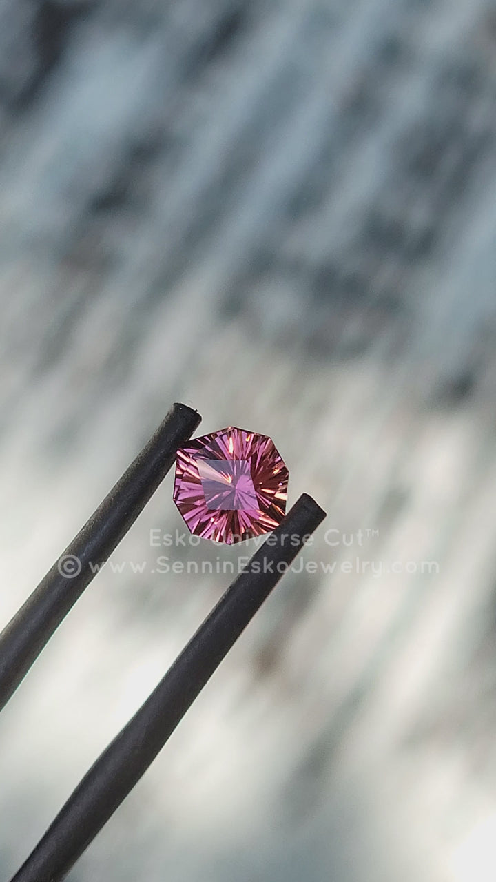 1.1 Carat Pink Toumaline Octagon - 7.5x6.9mm - Esko Universe Cut ™
