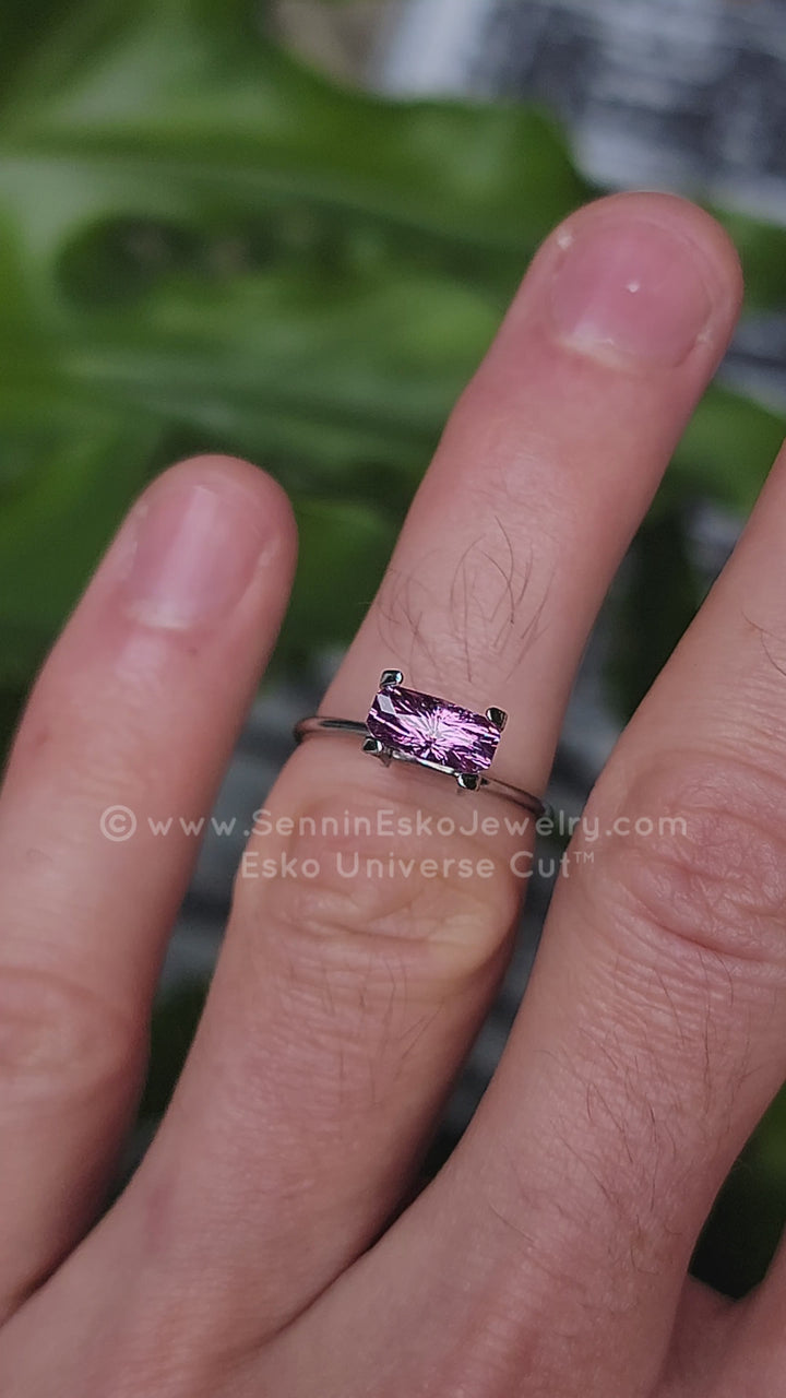 1.2 Carat Purple Sapphire Octgagon - 8.5x4.2mm - Esko Universe Cut ™