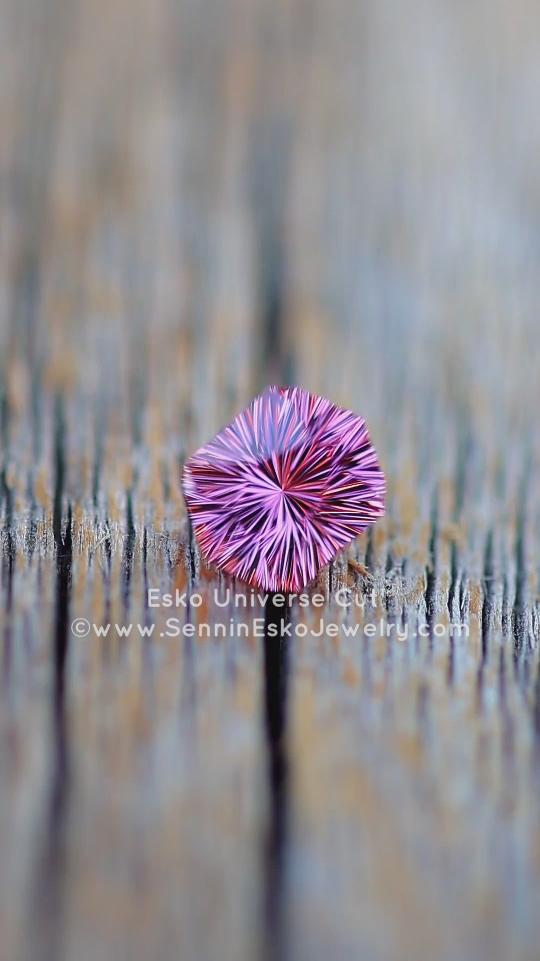 1.9 Carat Rosé Pink Garnet Hexagonal - 7.7x6.2mm - Esko Universe Cut ™