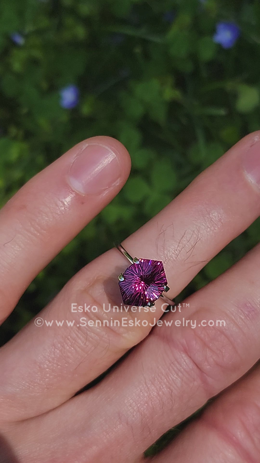 4.6 Carat Garnet Hexagonal Cushion - 11.7x8.8mm - Esko Universe Cut ™